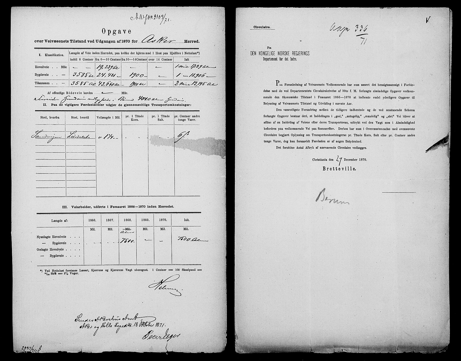 Statistisk sentralbyrå, Næringsøkonomiske emner, Generelt - Amtmennenes femårsberetninger, AV/RA-S-2233/F/Fa/L0029: --, 1866-1870, p. 26