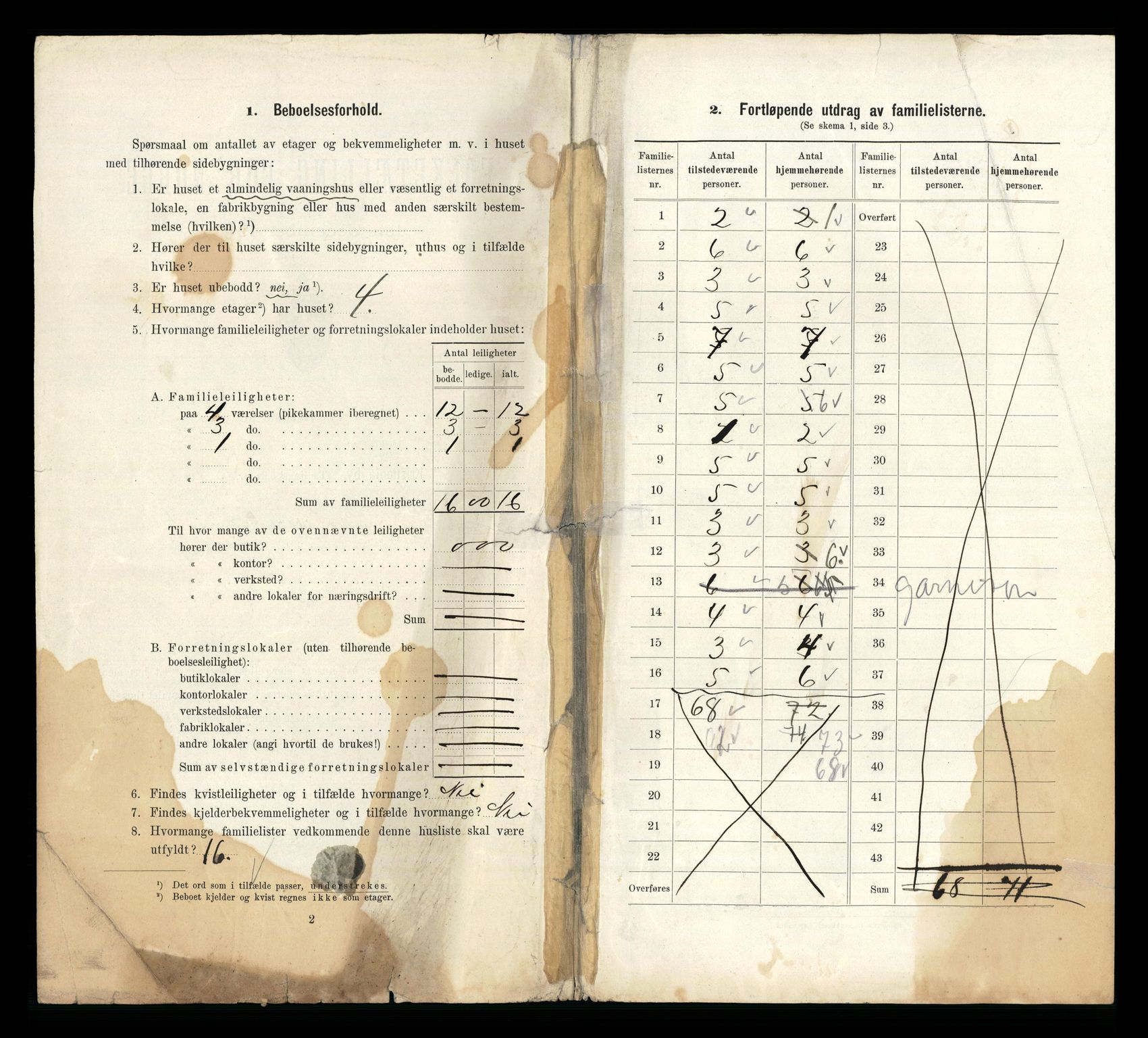 RA, 1910 census for Kristiania, 1910, p. 37750