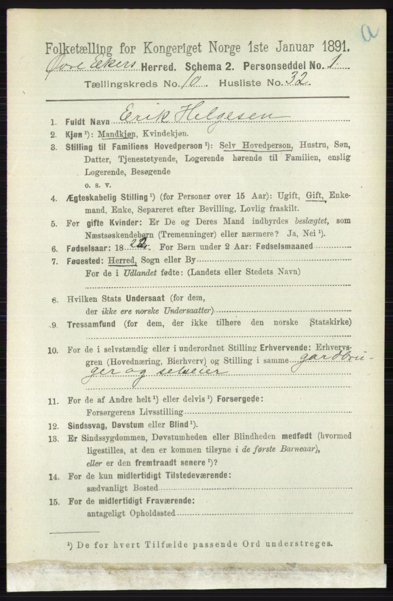 RA, 1891 census for 0624 Øvre Eiker, 1891, p. 4216