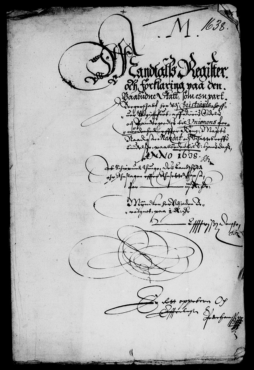 Rentekammeret inntil 1814, Reviderte regnskaper, Lensregnskaper, RA/EA-5023/R/Rb/Rba/L0140: Akershus len, 1638