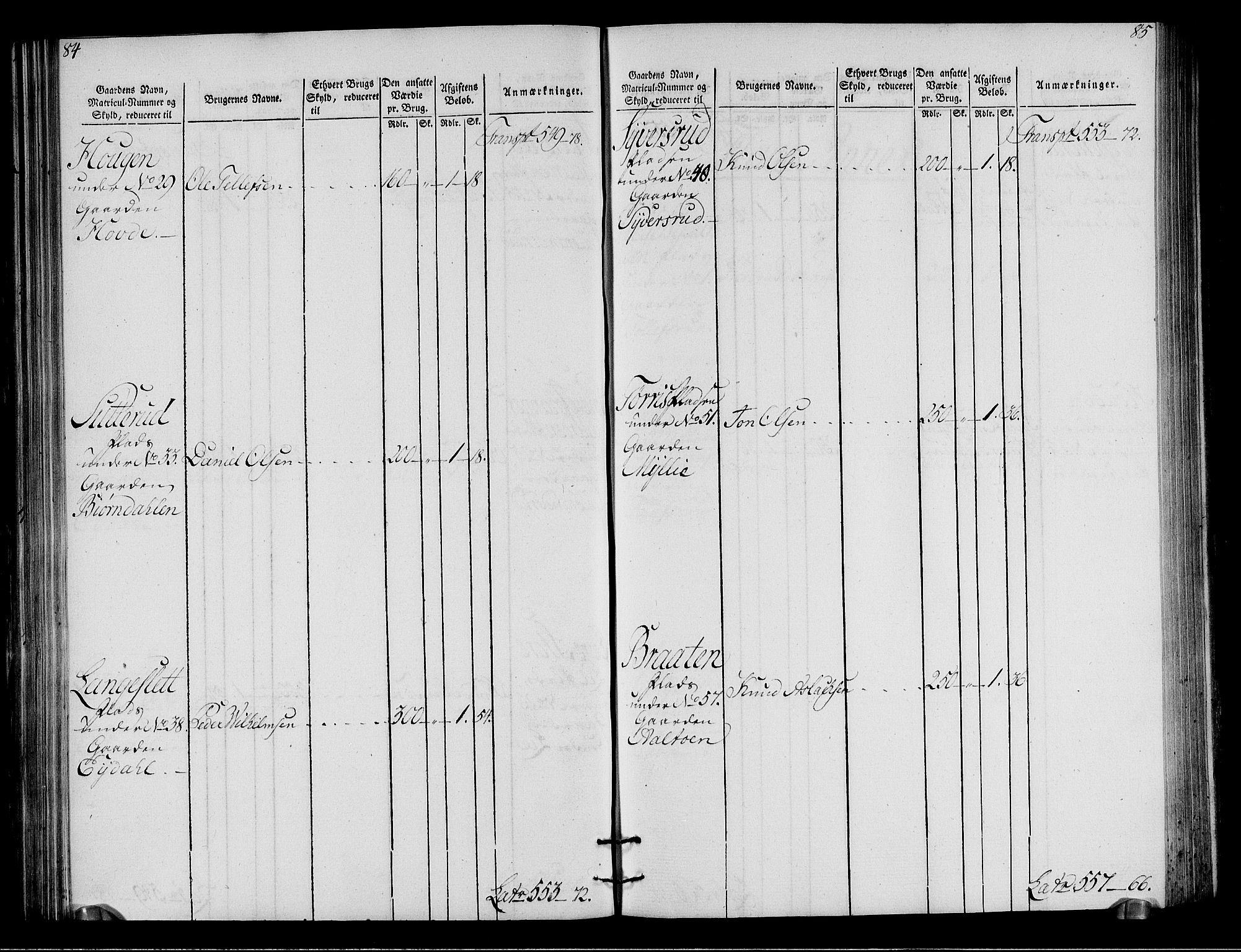 Rentekammeret inntil 1814, Realistisk ordnet avdeling, AV/RA-EA-4070/N/Ne/Nea/L0050: Ringerike og Hallingdal fogderi. Oppebørselsregister for Hallingdal, 1803-1804, p. 46