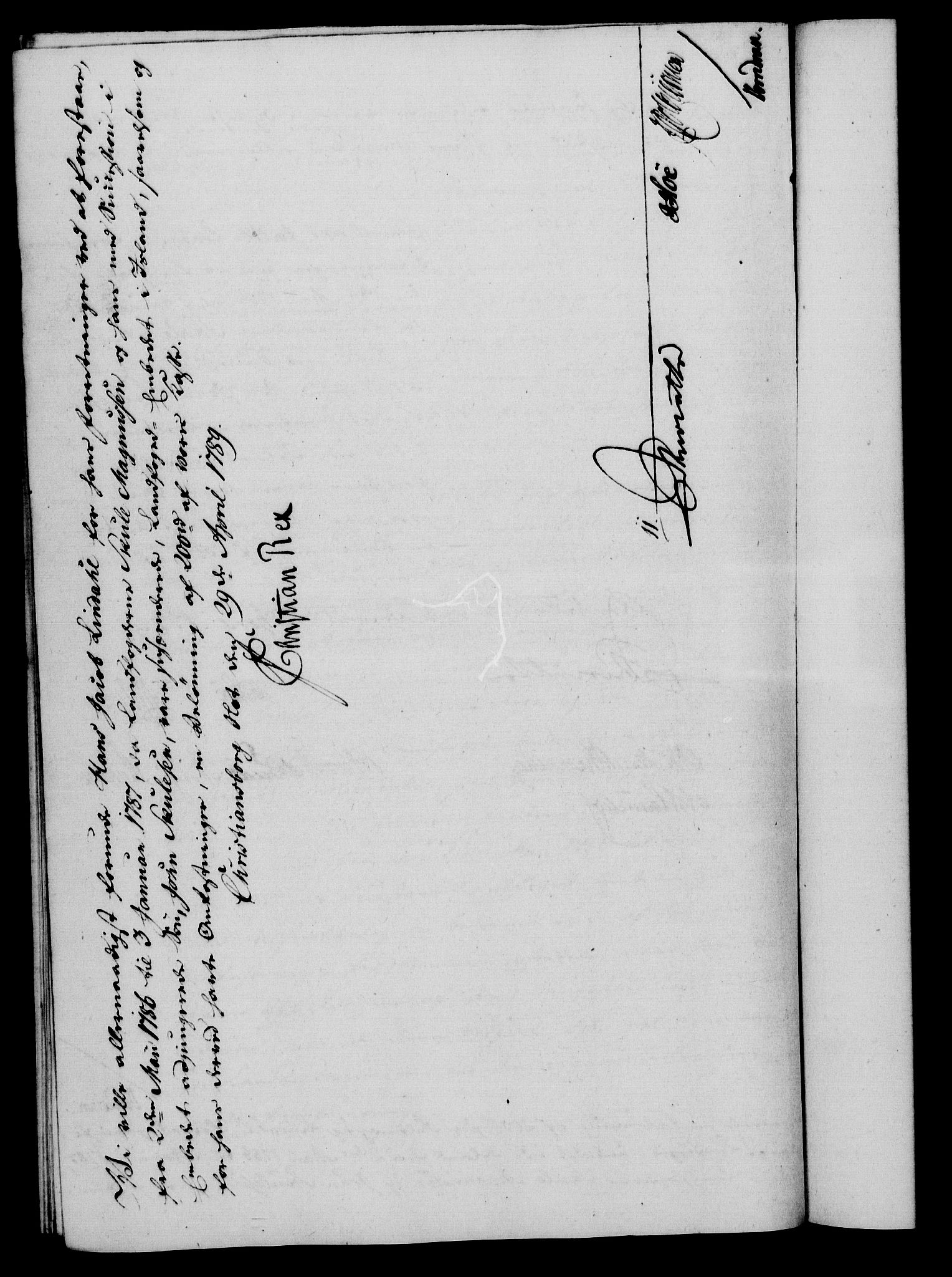 Rentekammeret, Kammerkanselliet, RA/EA-3111/G/Gf/Gfa/L0071: Norsk relasjons- og resolusjonsprotokoll (merket RK 52.71), 1789, p. 273