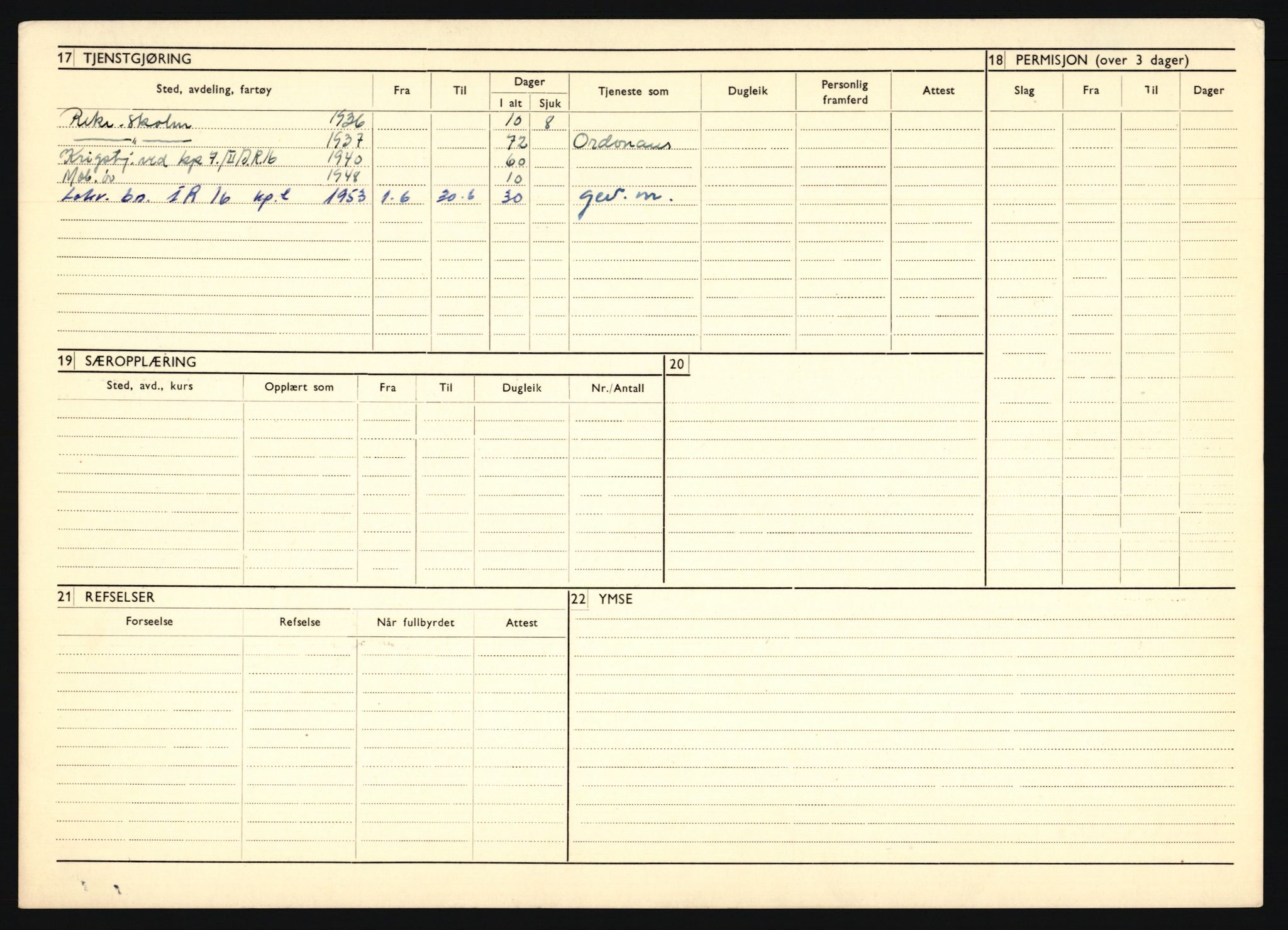 Forsvaret, Troms infanteriregiment nr. 16, AV/RA-RAFA-3146/P/Pa/L0020: Rulleblad for regimentets menige mannskaper, årsklasse 1936, 1936, p. 1038