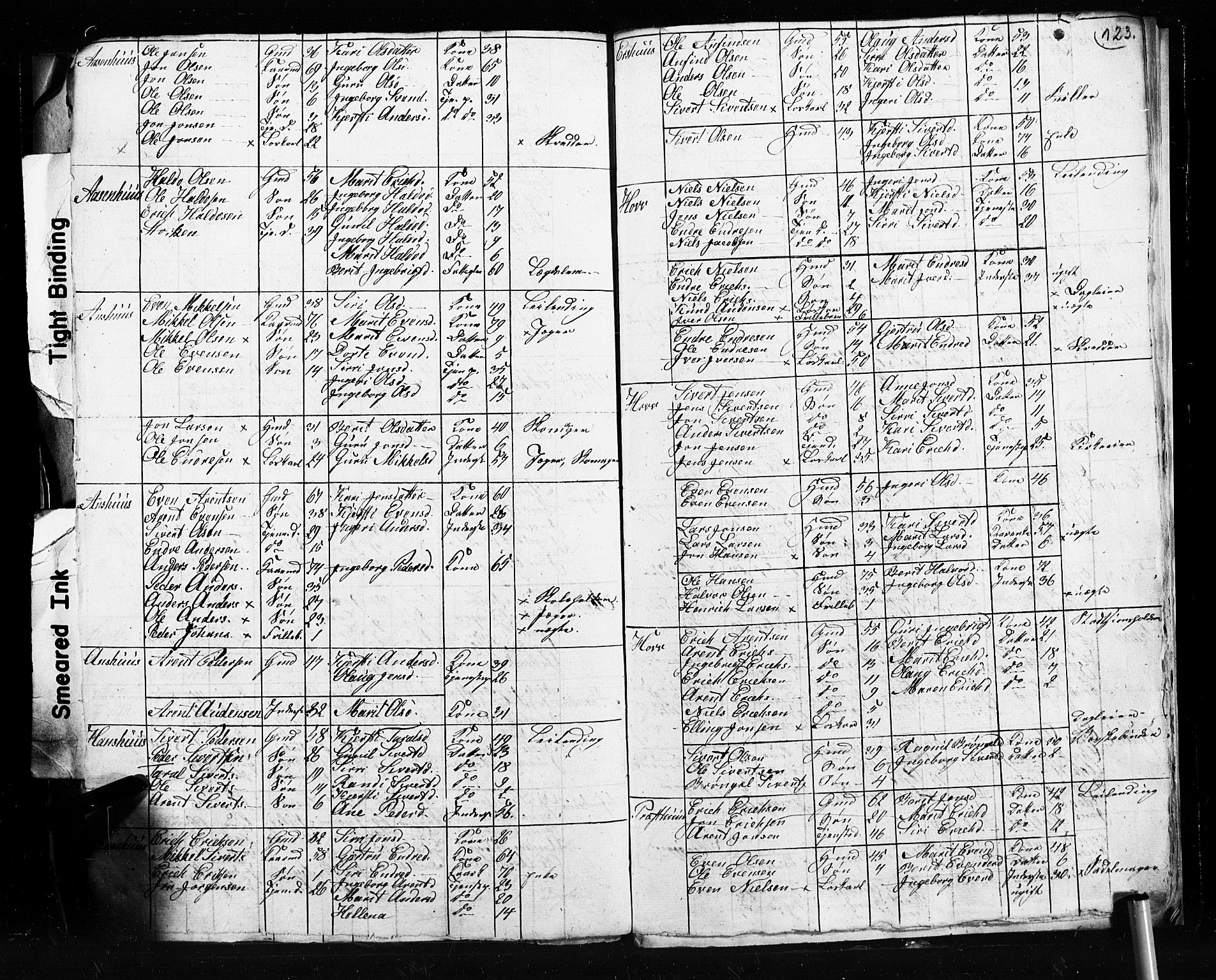 , 1825 Census for Støren parish, 1825, p. 123