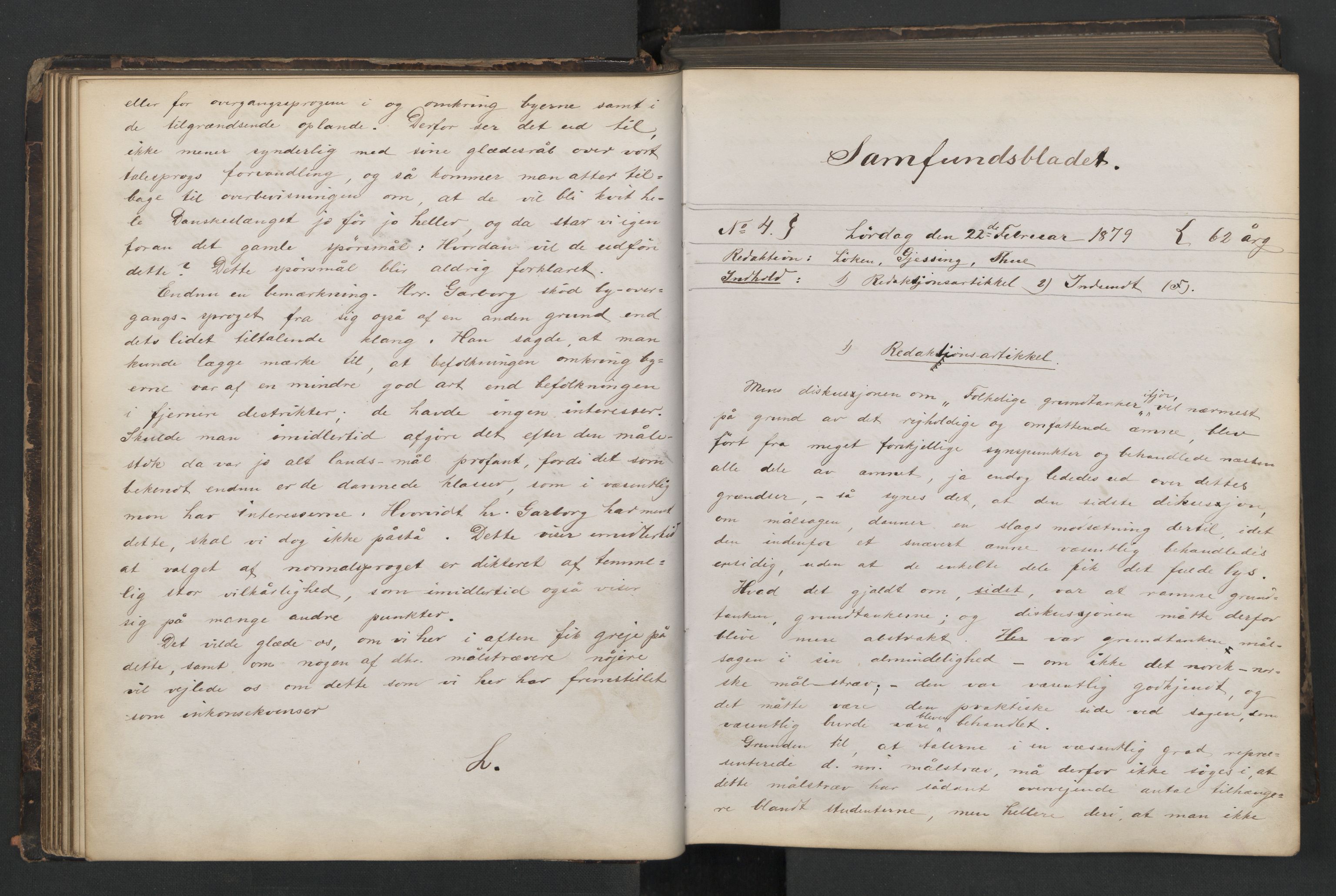 Det Norske Studentersamfund, AV/RA-PA-1322/X/Xa/L0011/0001: -- / Samfundsbladet, 1878-1882, p. 53