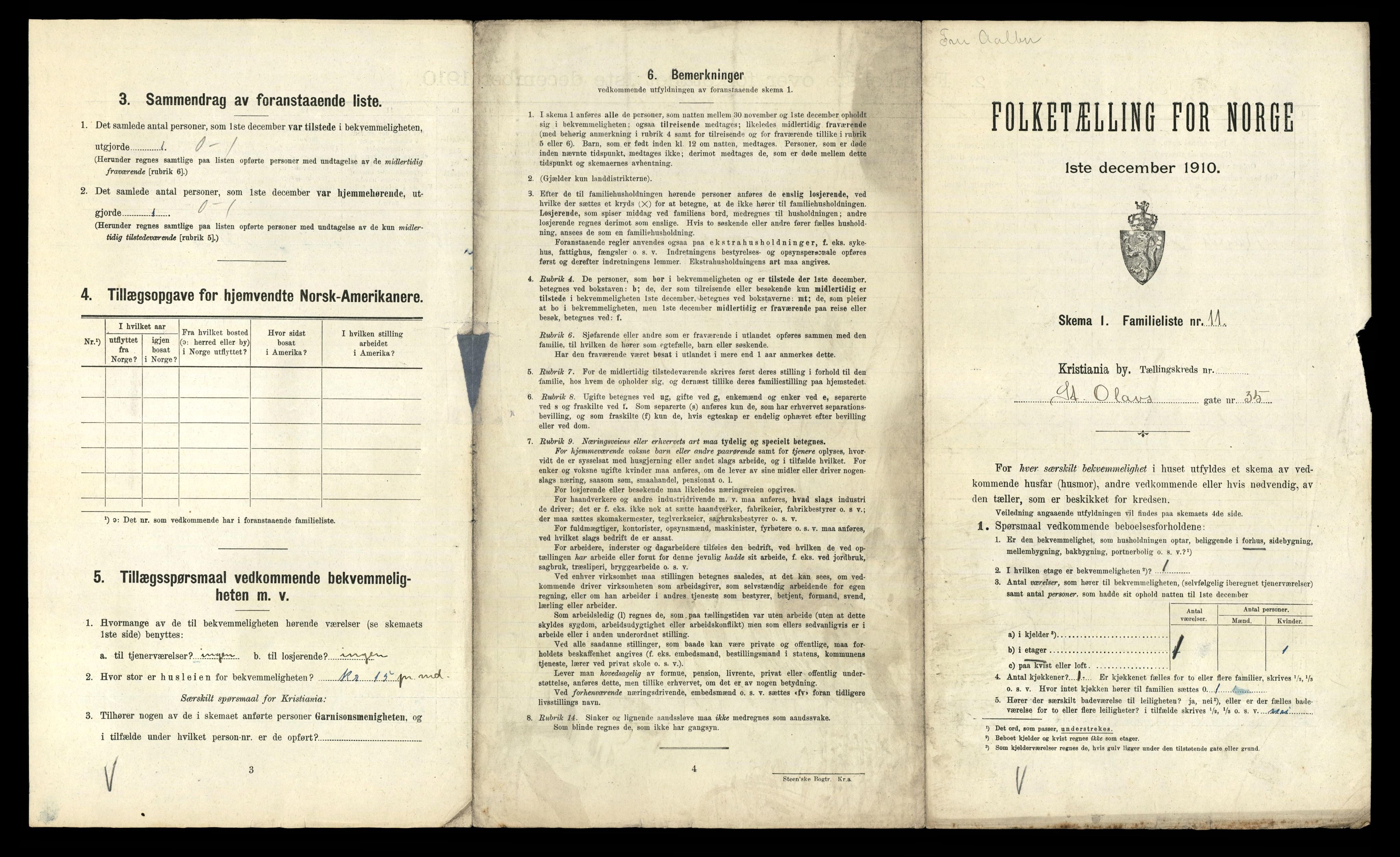 RA, 1910 census for Kristiania, 1910, p. 96833