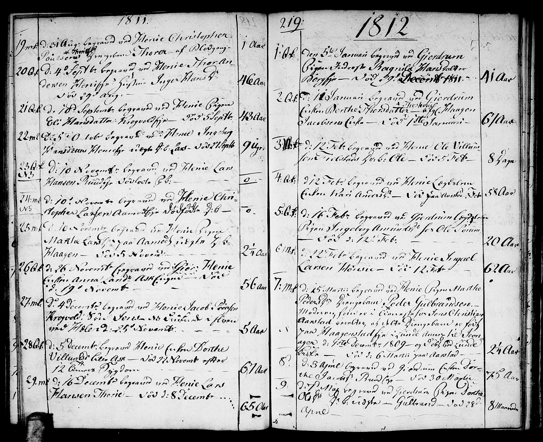 Gjerdrum prestekontor Kirkebøker, AV/SAO-A-10412b/F/Fa/L0003: Parish register (official) no. I 3, 1798-1815, p. 219