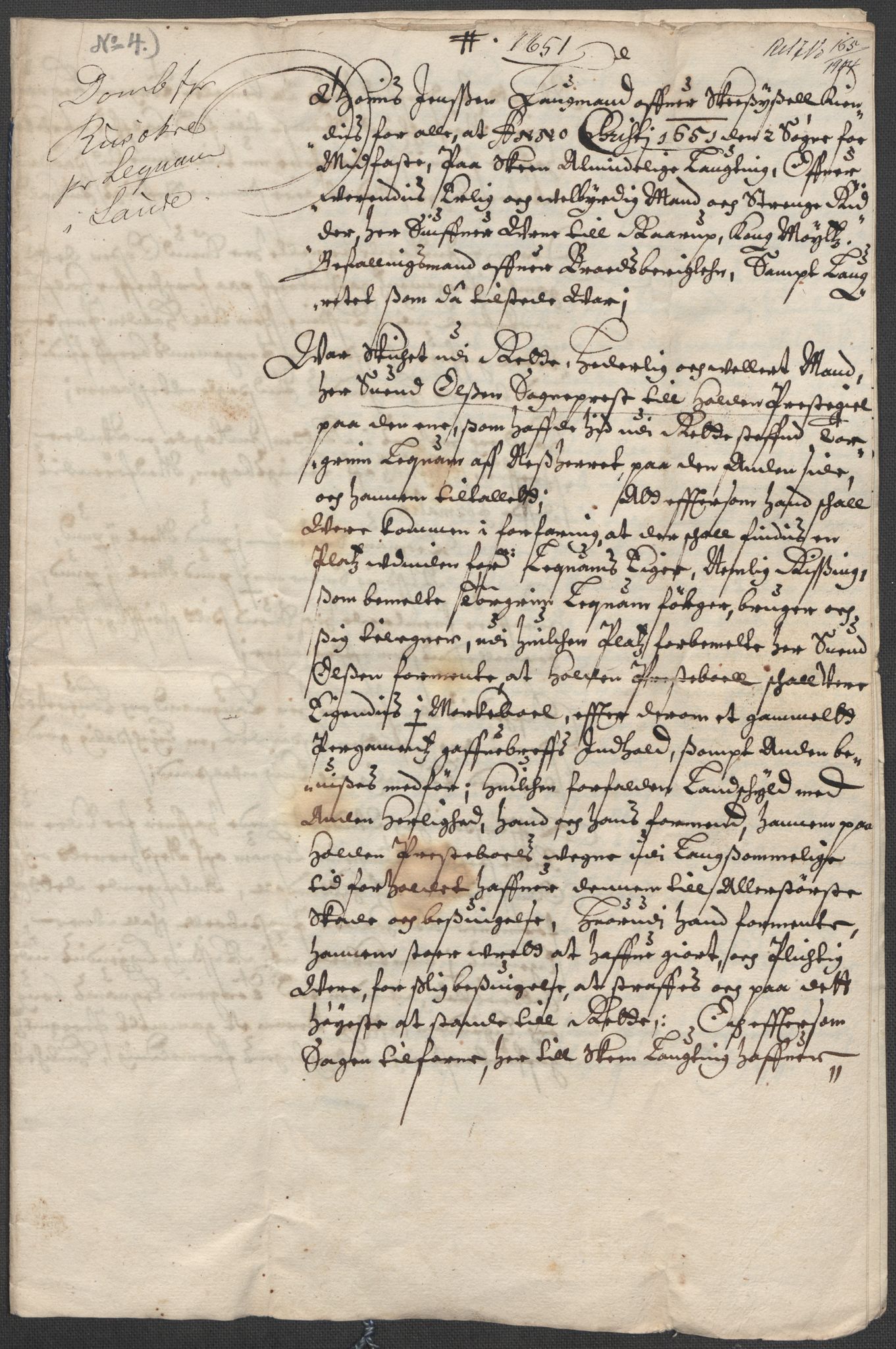 Riksarkivets diplomsamling, AV/RA-EA-5965/F15/L0026: Prestearkiv - Telemark, 1575-1838, p. 43