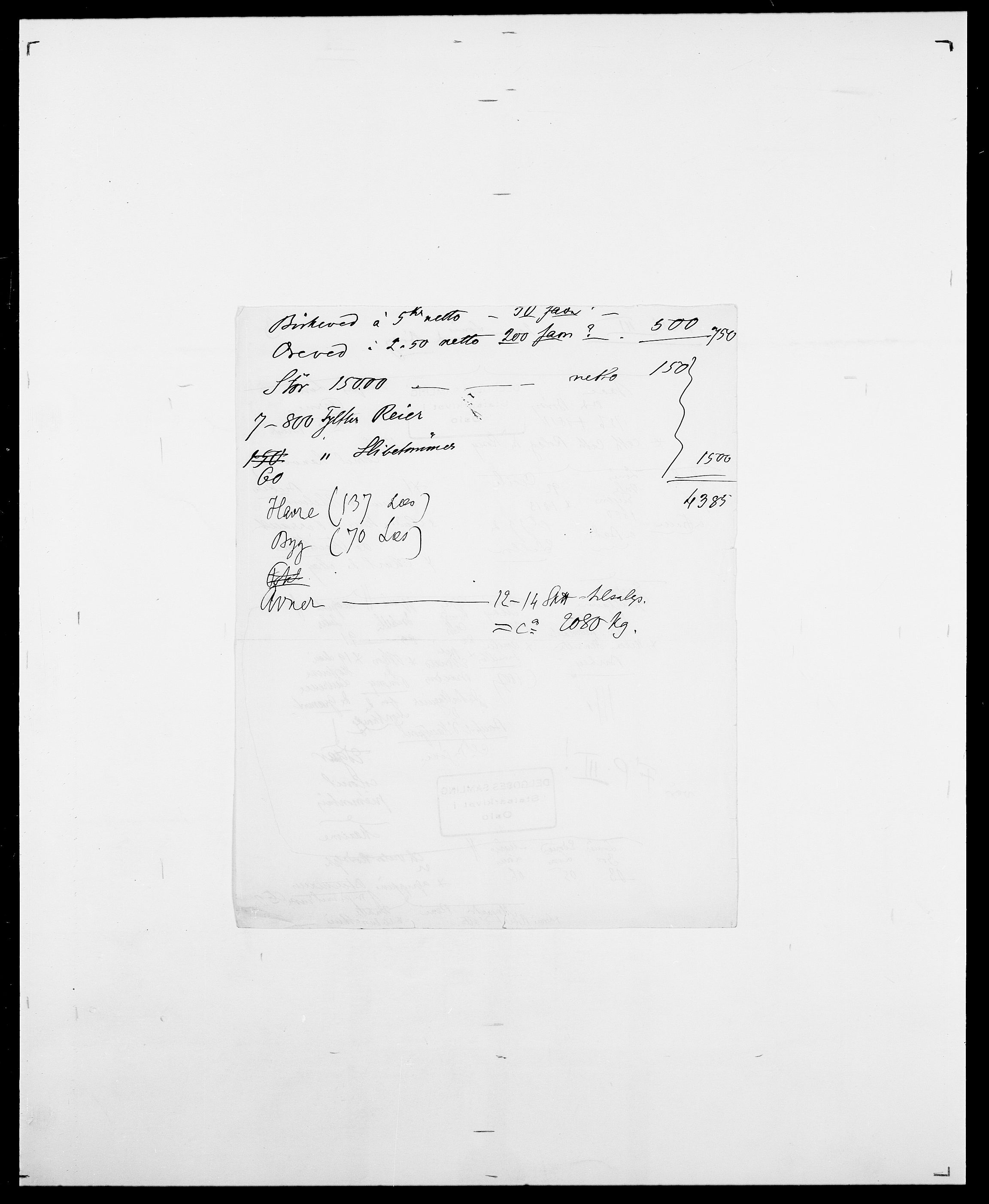 Delgobe, Charles Antoine - samling, AV/SAO-PAO-0038/D/Da/L0007: Buaas - Caphengst, p. 139