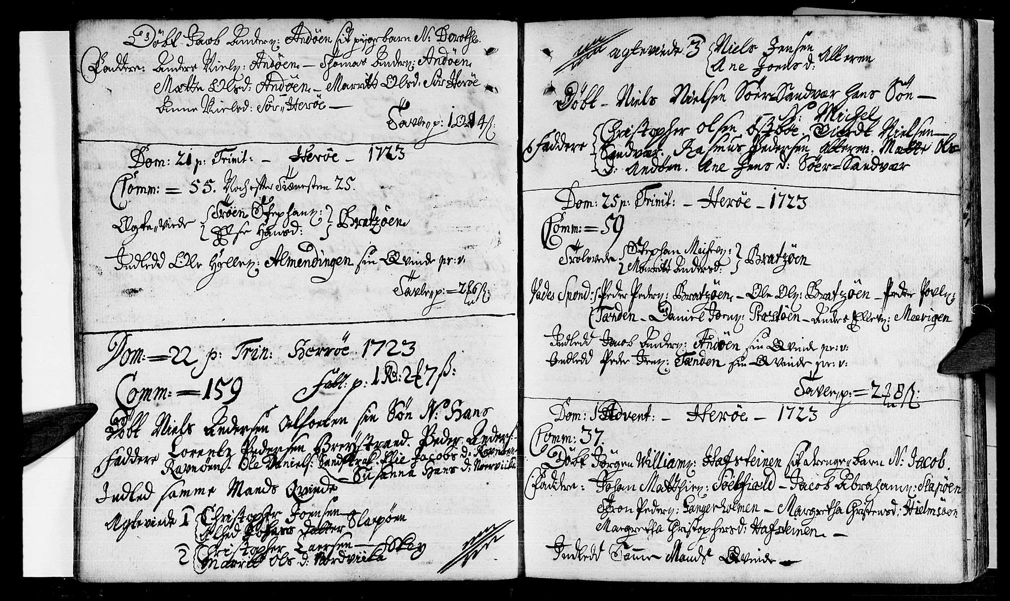 Ministerialprotokoller, klokkerbøker og fødselsregistre - Nordland, AV/SAT-A-1459/834/L0503: Parish register (official) no. 834A01, 1714-1737