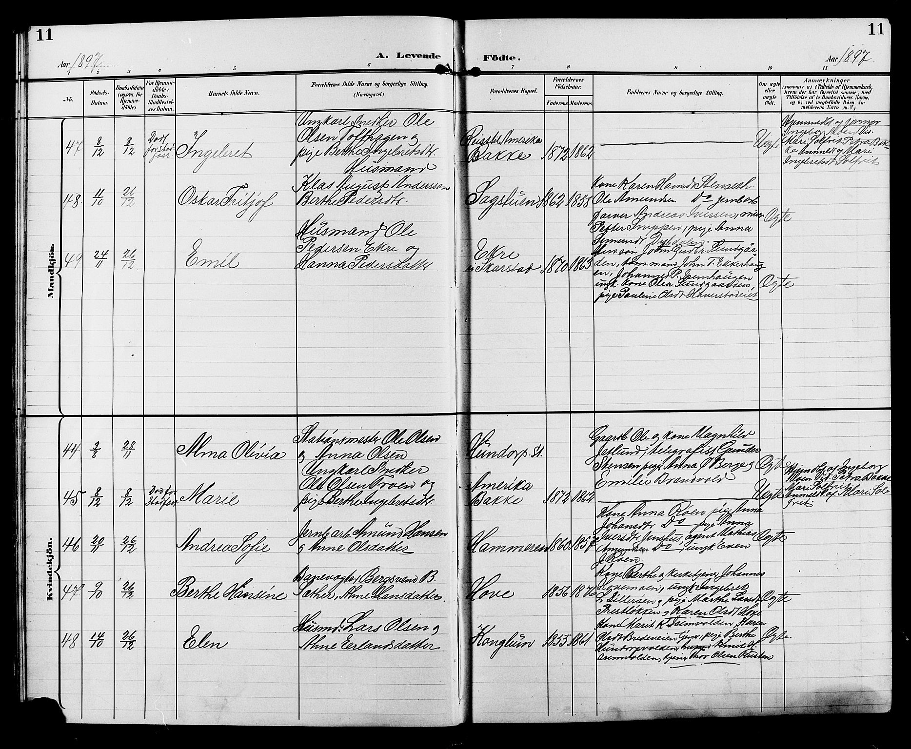 Sør-Fron prestekontor, SAH/PREST-010/H/Ha/Hab/L0004: Parish register (copy) no. 4, 1896-1911, p. 11