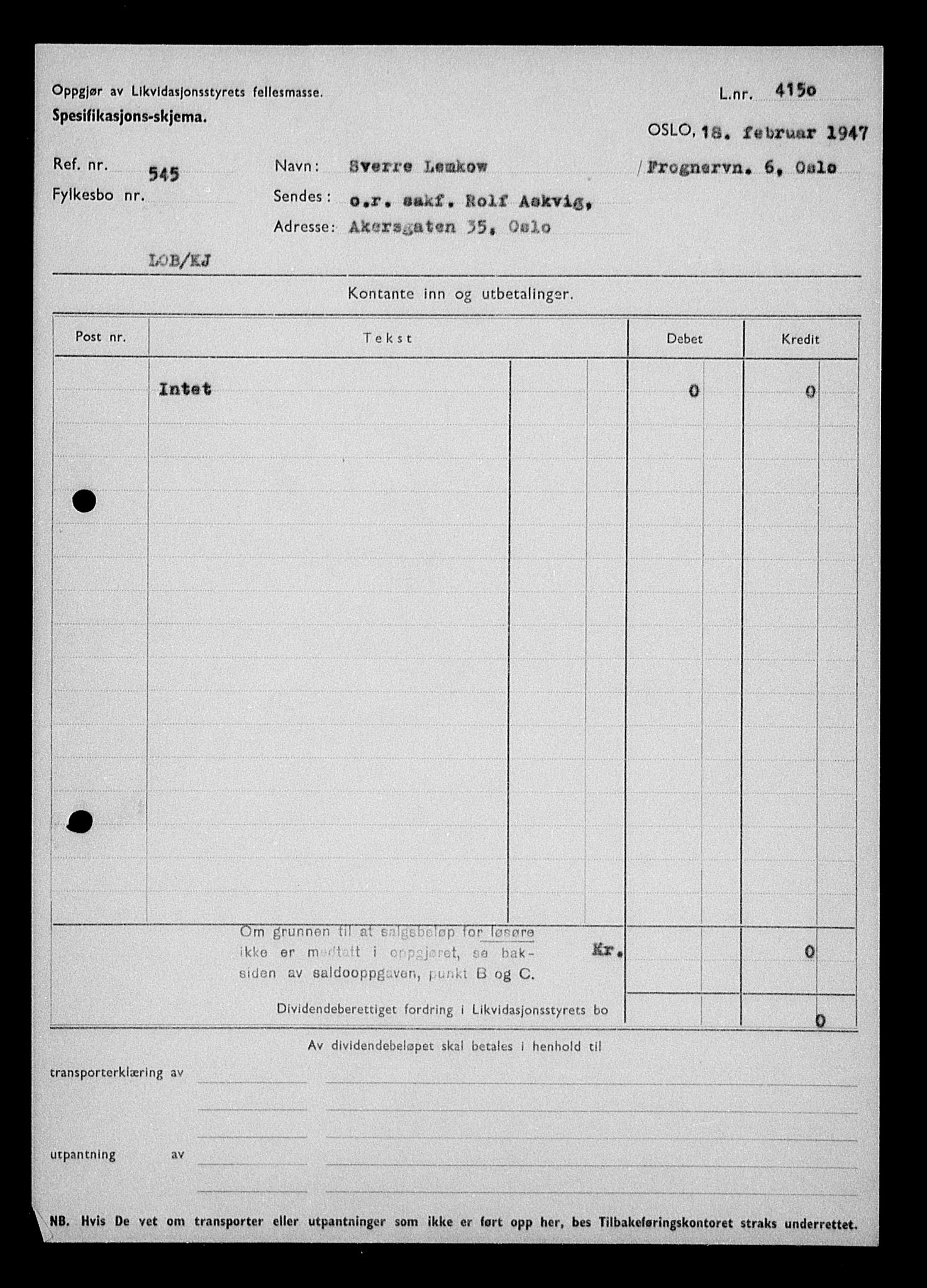 Justisdepartementet, Tilbakeføringskontoret for inndratte formuer, RA/S-1564/H/Hc/Hcc/L0956: --, 1945-1947, p. 65