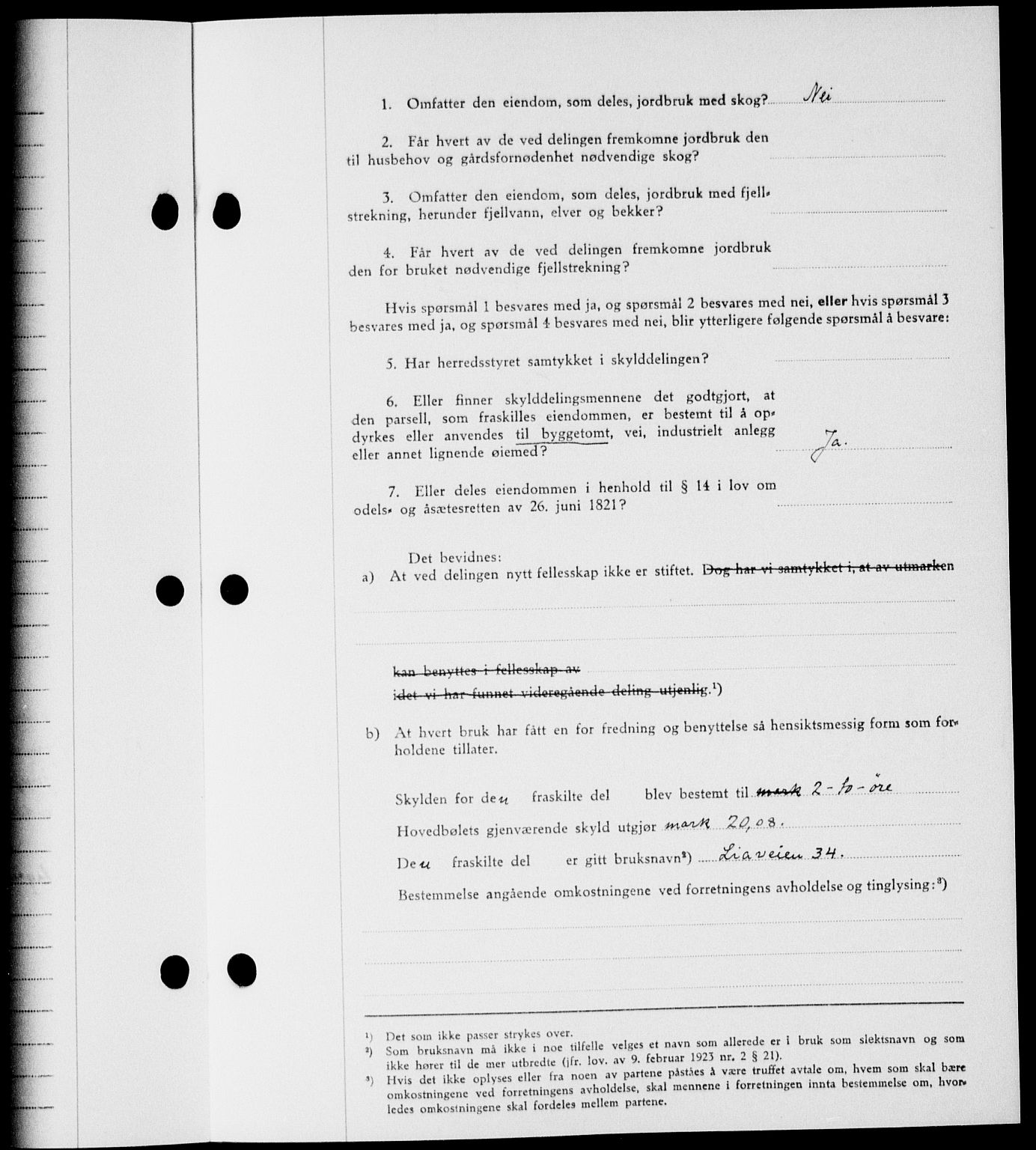 Onsøy sorenskriveri, AV/SAO-A-10474/G/Ga/Gab/L0014: Mortgage book no. II A-14, 1944-1945, Diary no: : 235/1945