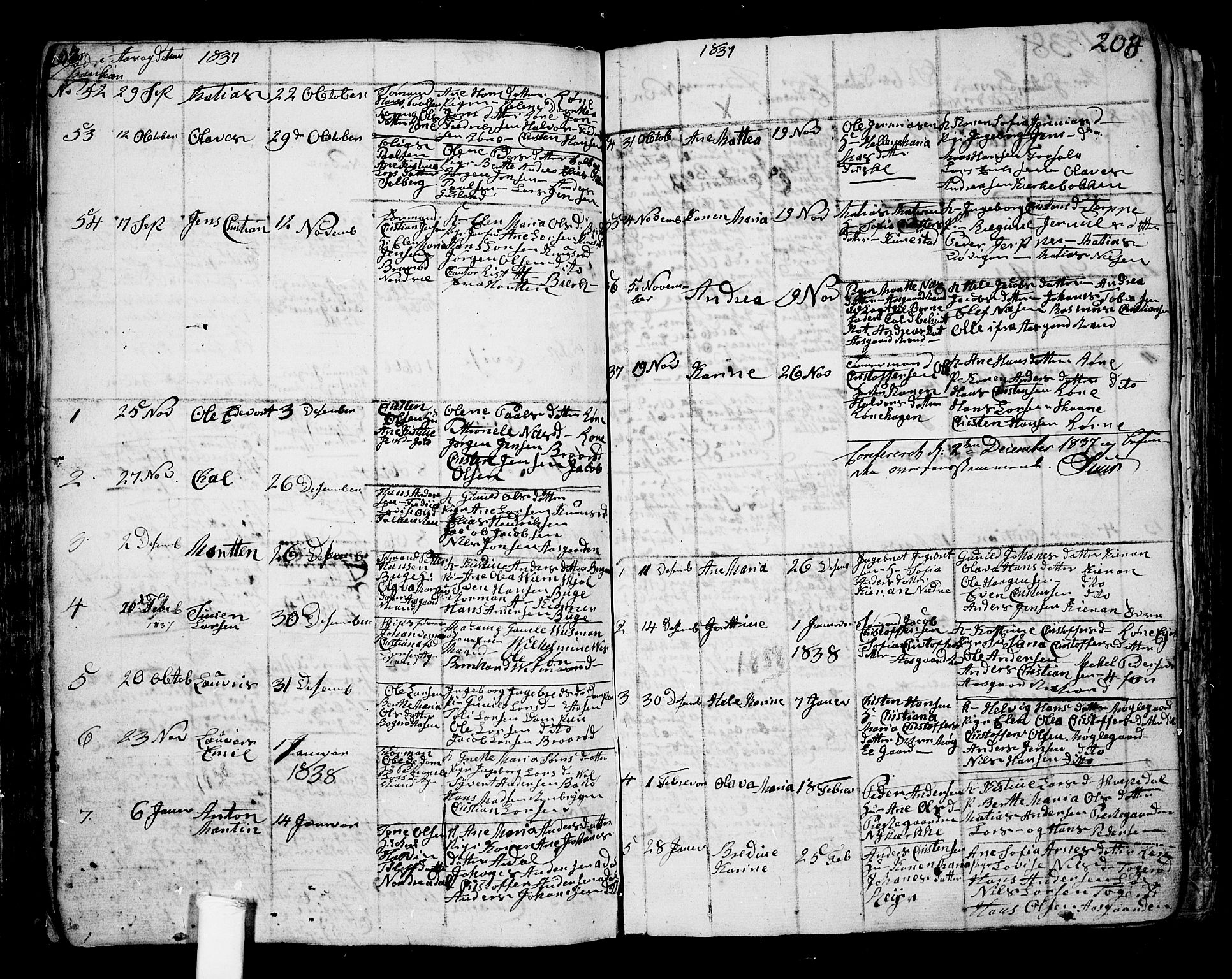 Borre kirkebøker, AV/SAKO-A-338/G/Ga/L0001: Parish register (copy) no. I 1, 1815-1851, p. 202-203