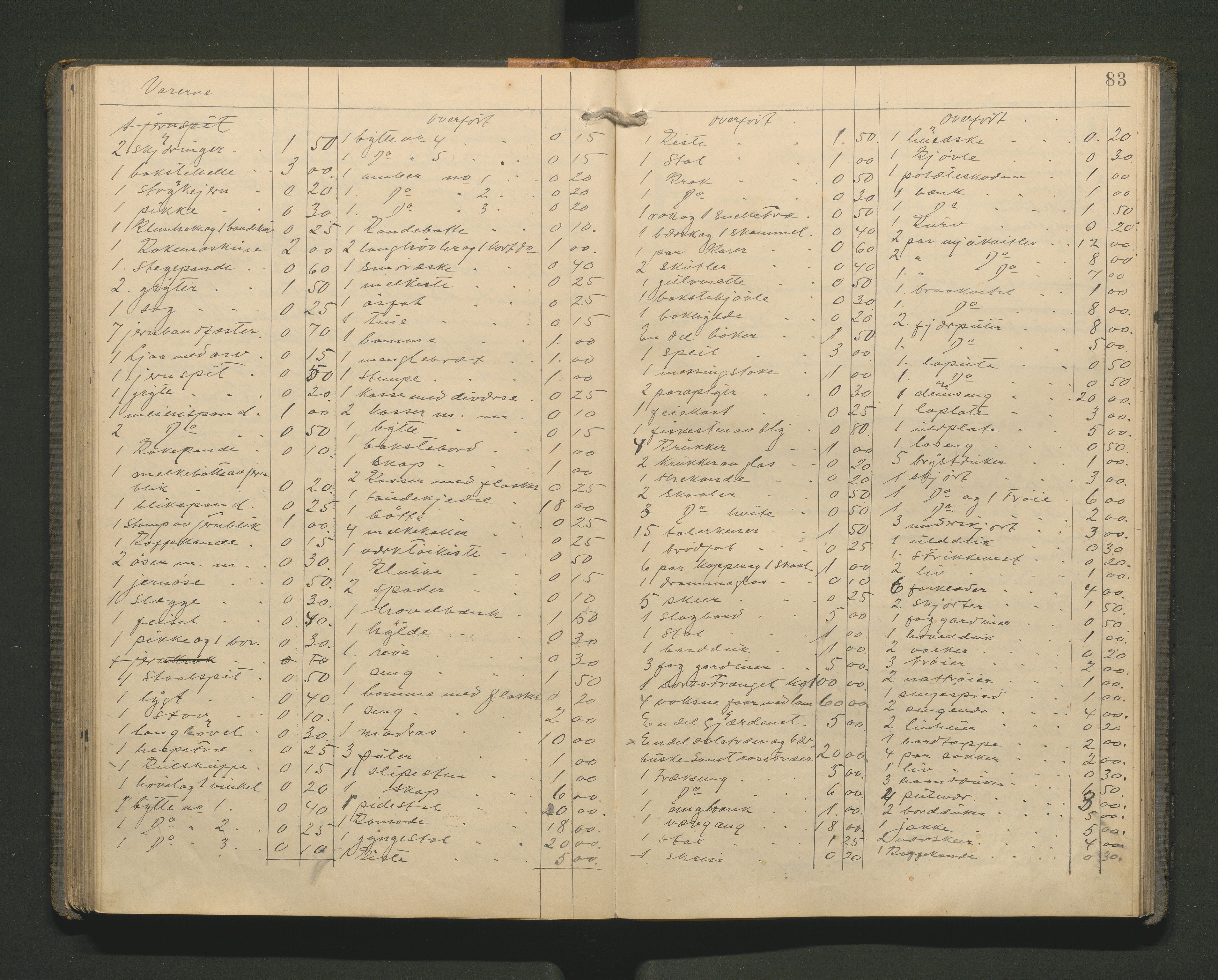 Lensmannen i Hamre, SAB/A-32601/0006/L0003: Registreringsprotokoll, 1904-1917, p. 82b-83a