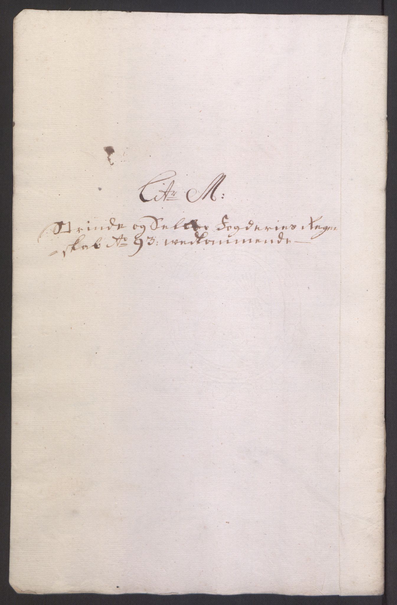 Rentekammeret inntil 1814, Reviderte regnskaper, Fogderegnskap, RA/EA-4092/R61/L4104: Fogderegnskap Strinda og Selbu, 1693-1694, p. 133