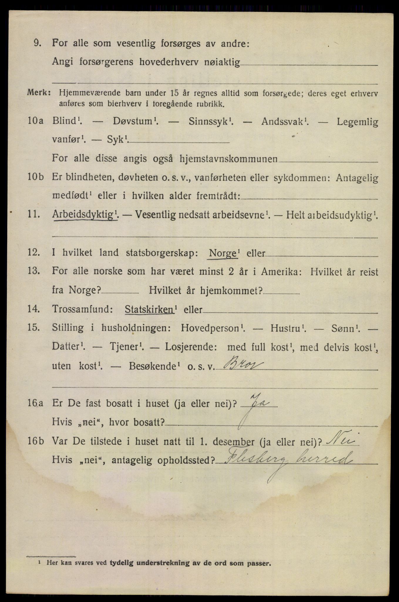 SAKO, 1920 census for Rollag, 1920, p. 1189