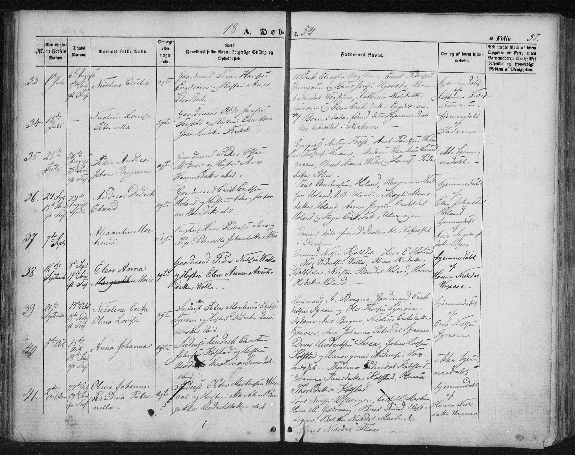 Ministerialprotokoller, klokkerbøker og fødselsregistre - Nordland, AV/SAT-A-1459/816/L0240: Parish register (official) no. 816A06, 1846-1870, p. 37