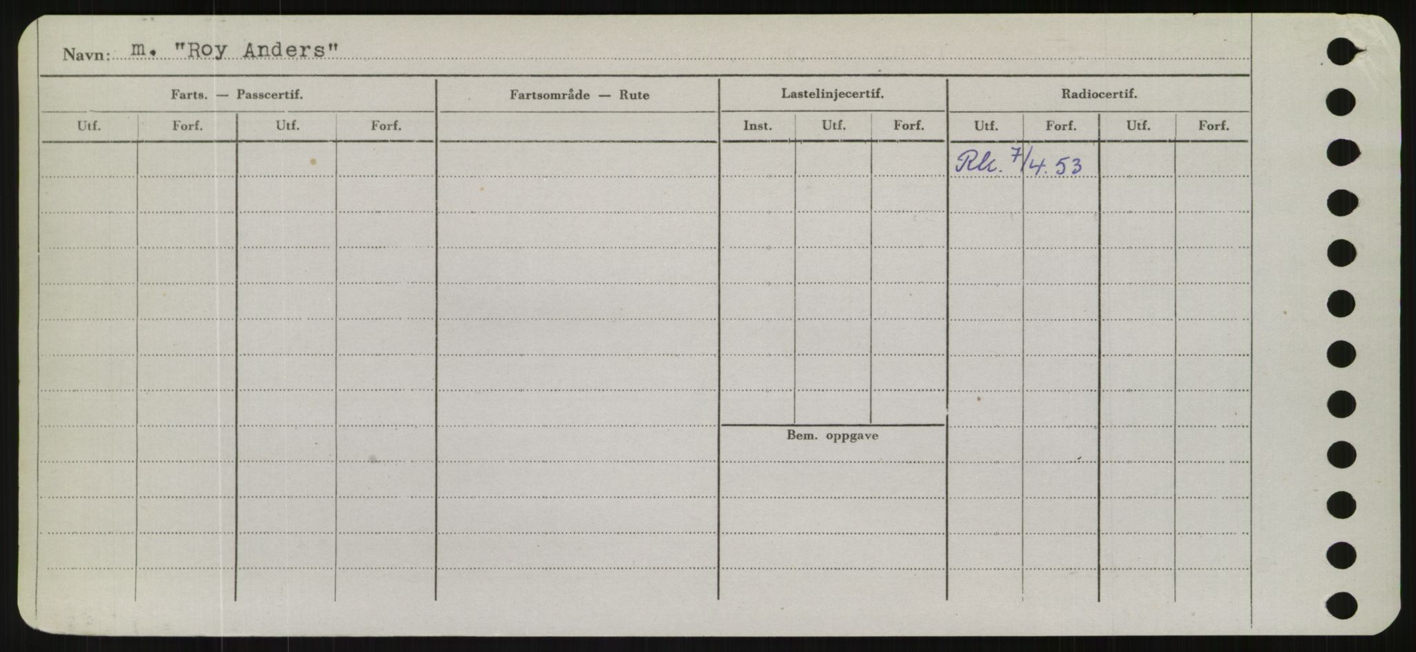 Sjøfartsdirektoratet med forløpere, Skipsmålingen, AV/RA-S-1627/H/Hd/L0031: Fartøy, Rju-Sam, p. 250