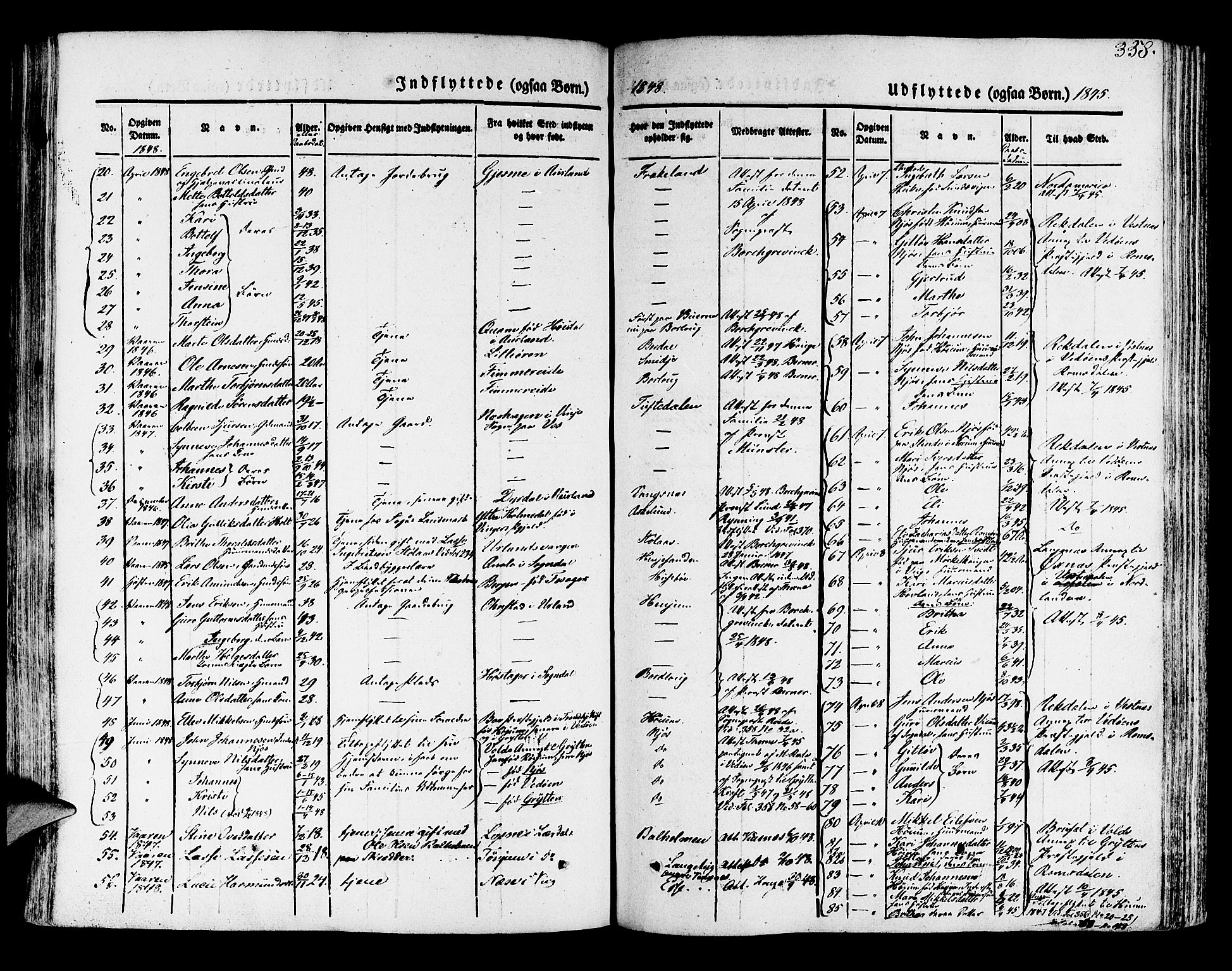 Leikanger sokneprestembete, SAB/A-81001: Parish register (official) no. A 7, 1838-1851, p. 358