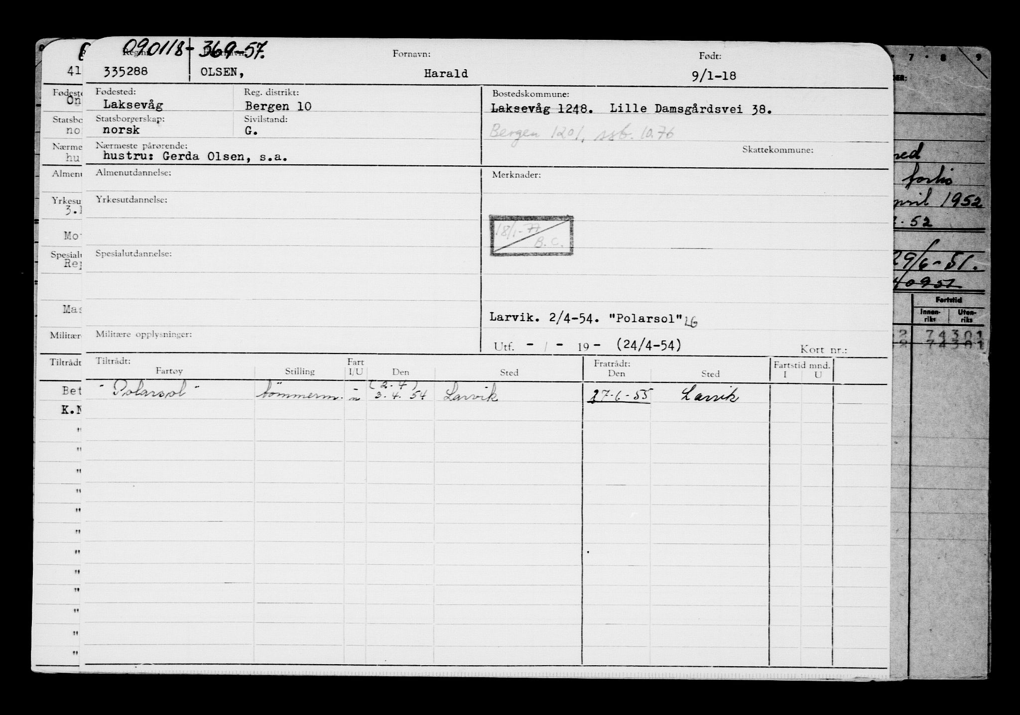 Direktoratet for sjømenn, AV/RA-S-3545/G/Gb/L0154: Hovedkort, 1917-1918, p. 518