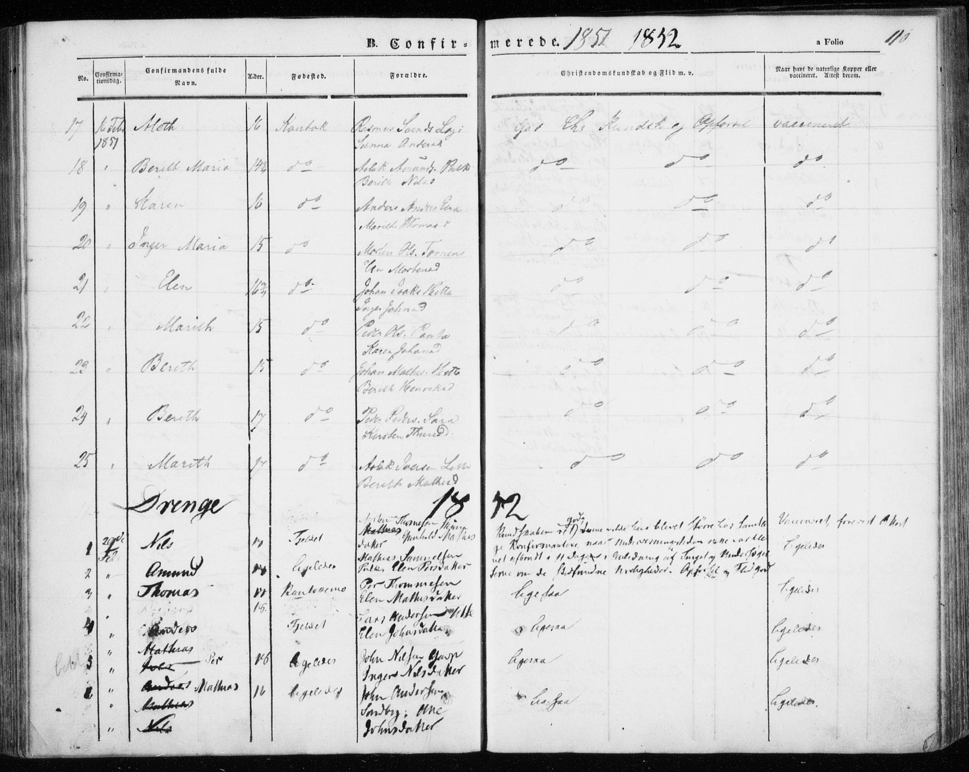 Kautokeino sokneprestembete, SATØ/S-1340/H/Ha/L0002.kirke: Parish register (official) no. 2, 1843-1861, p. 110