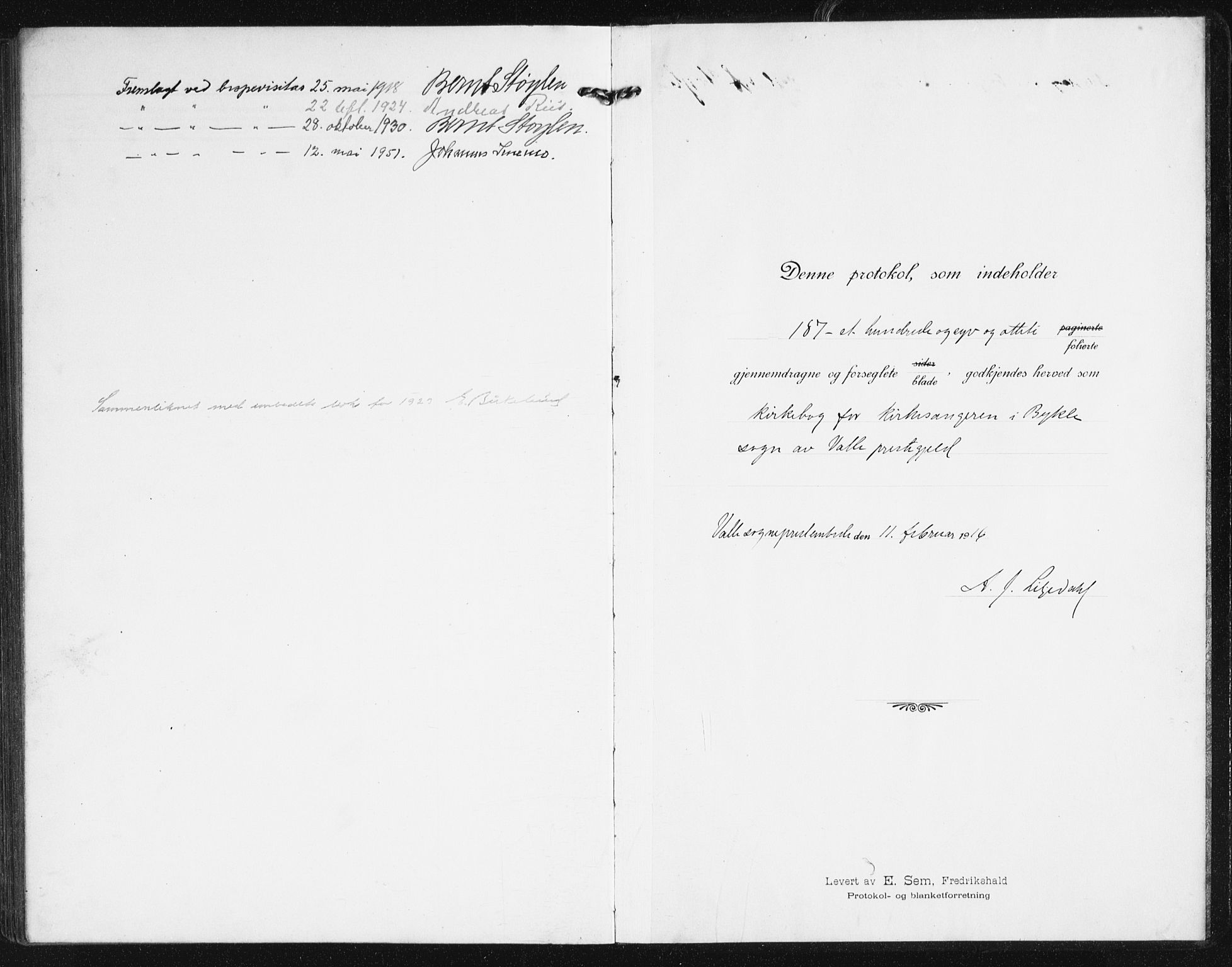 Valle sokneprestkontor, SAK/1111-0044/F/Fb/Fba/L0004: Parish register (copy) no. B 4, 1917-1944