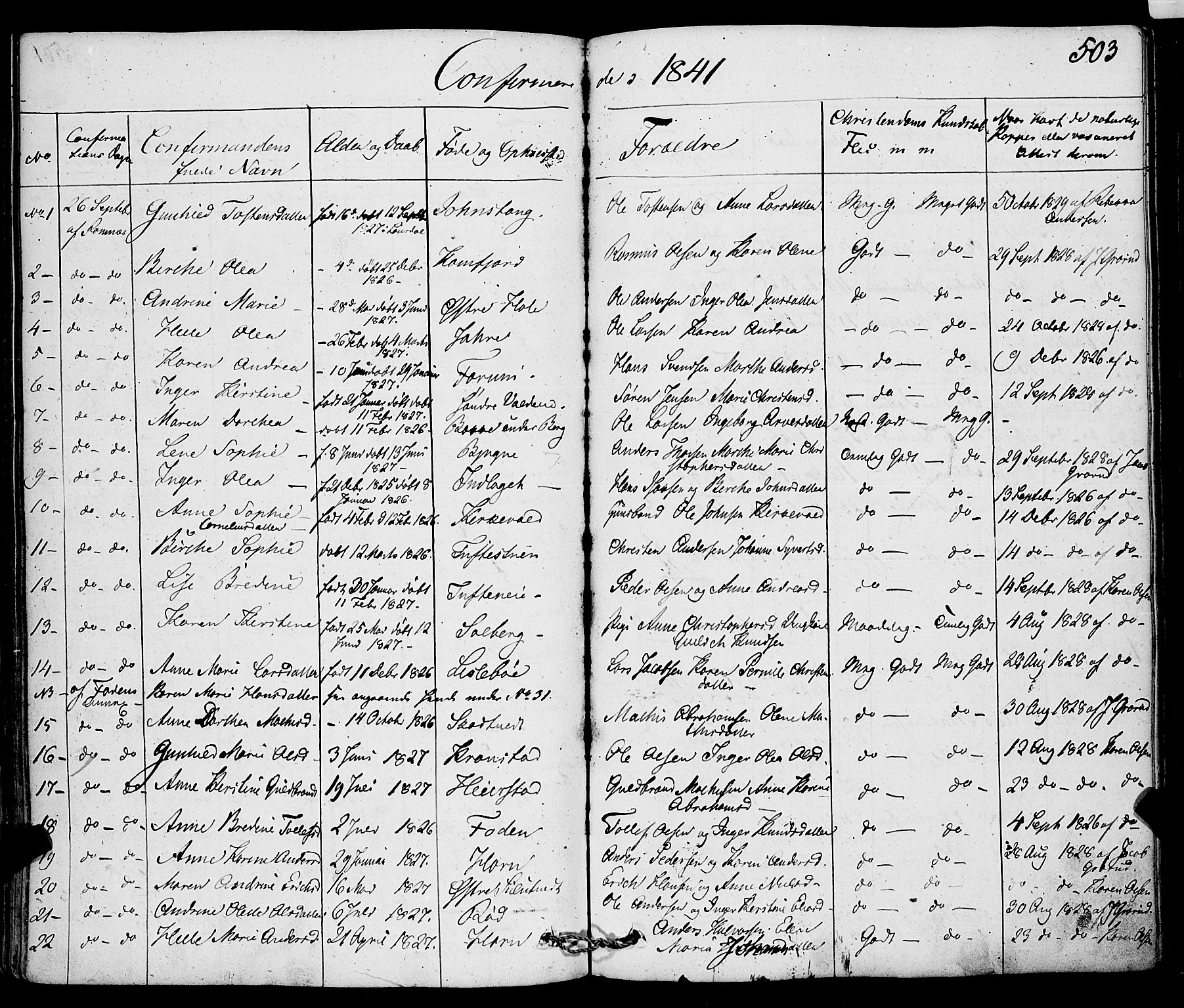 Ramnes kirkebøker, AV/SAKO-A-314/F/Fa/L0005: Parish register (official) no. I 5, 1841-1861, p. 502-503