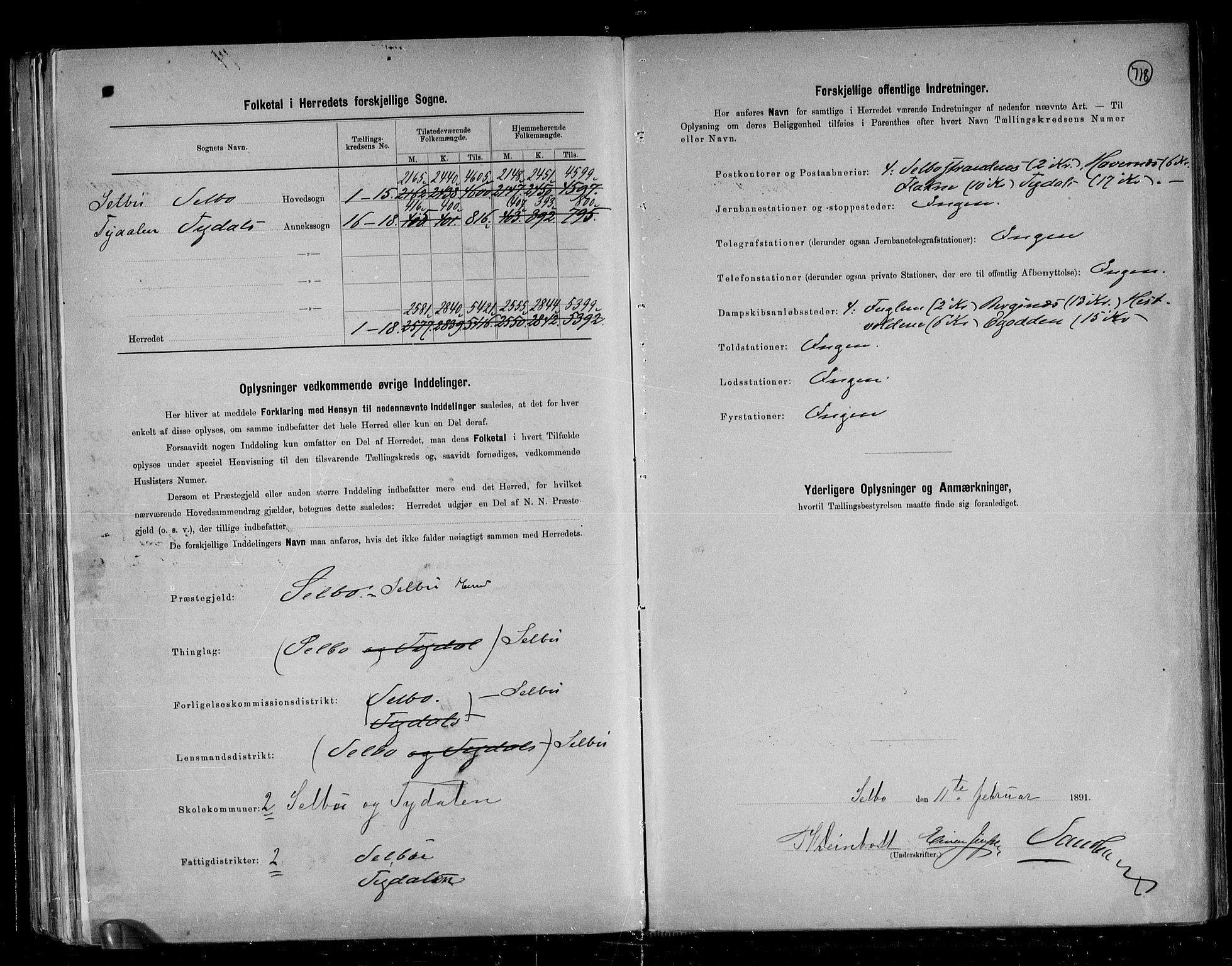 RA, 1891 census for 1664 Selbu, 1891, p. 3