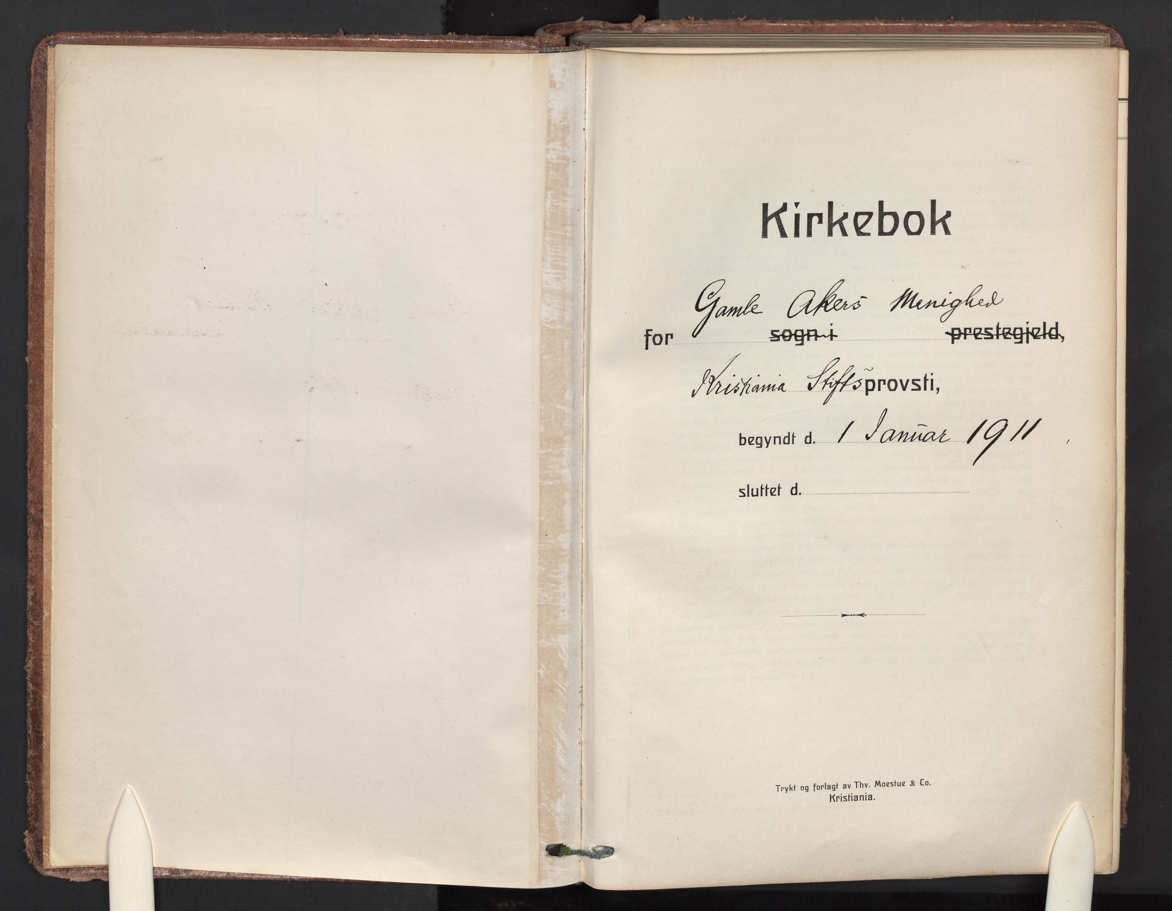 Gamle Aker prestekontor Kirkebøker, AV/SAO-A-10617a/F/L0015: Parish register (official) no. 15, 1911-1924