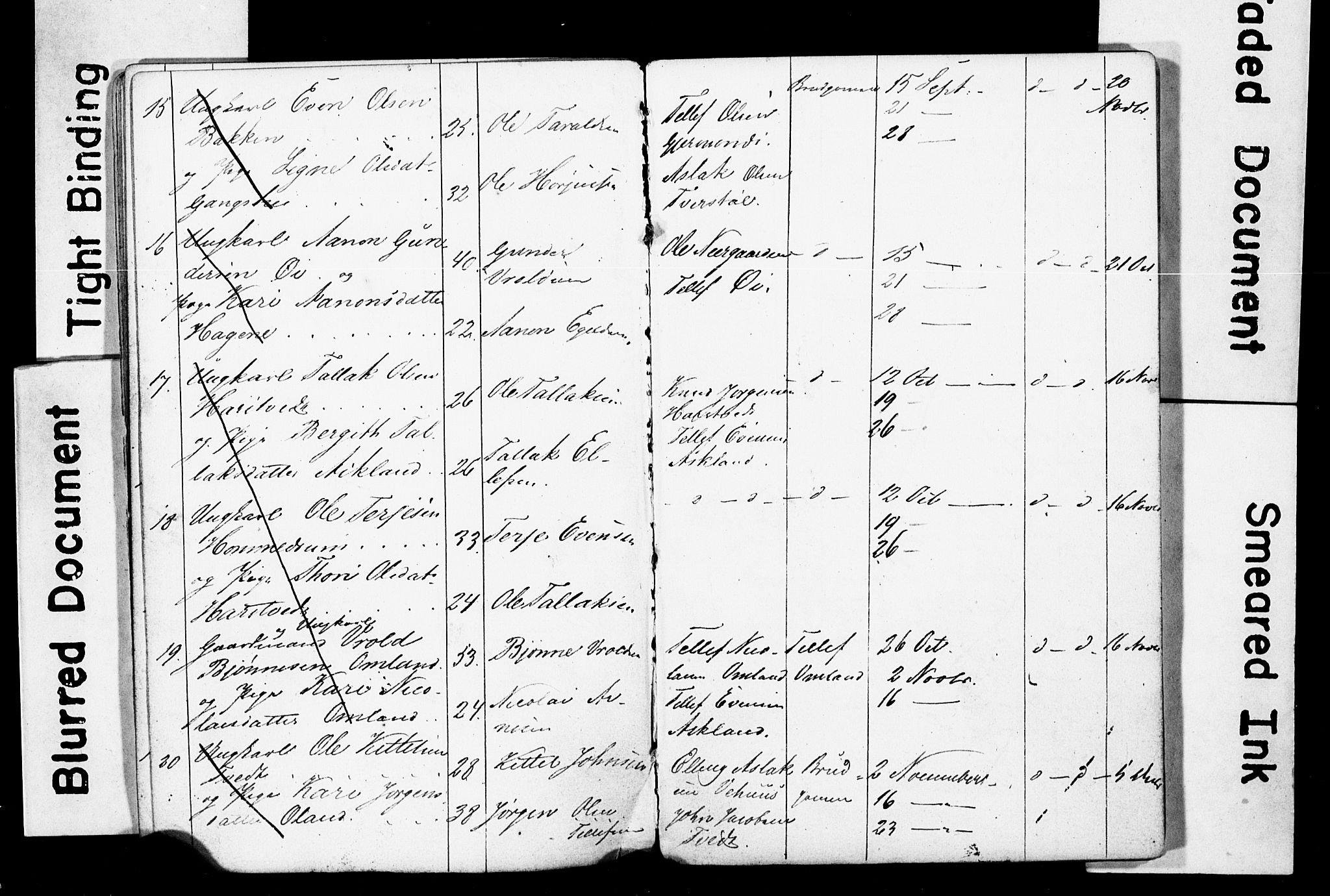 Åmli sokneprestkontor, AV/SAK-1111-0050/F/Ff/L0001: Parish register draft no. A VI 19, 1848-1864