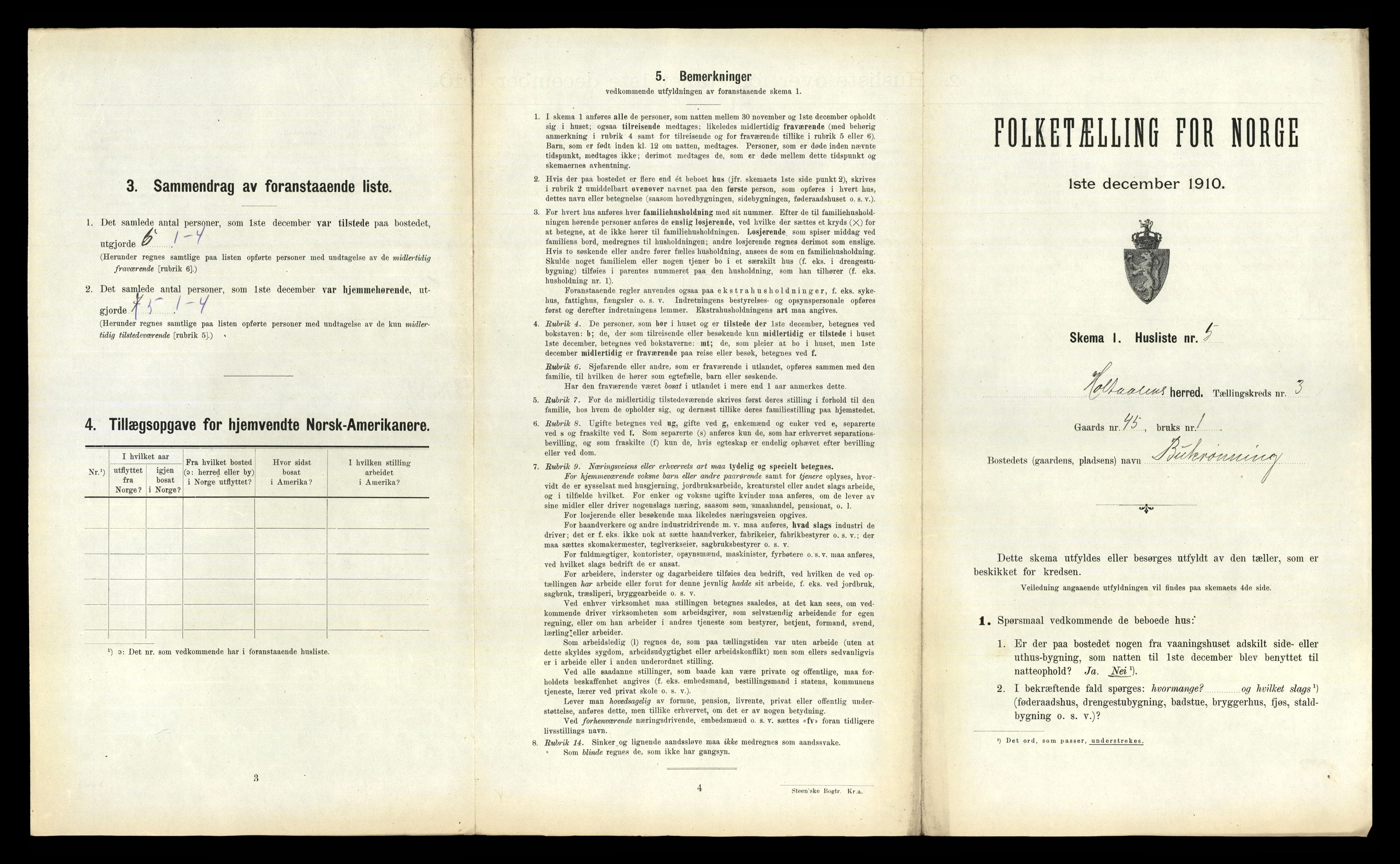 RA, 1910 census for Haltdalen, 1910, p. 232