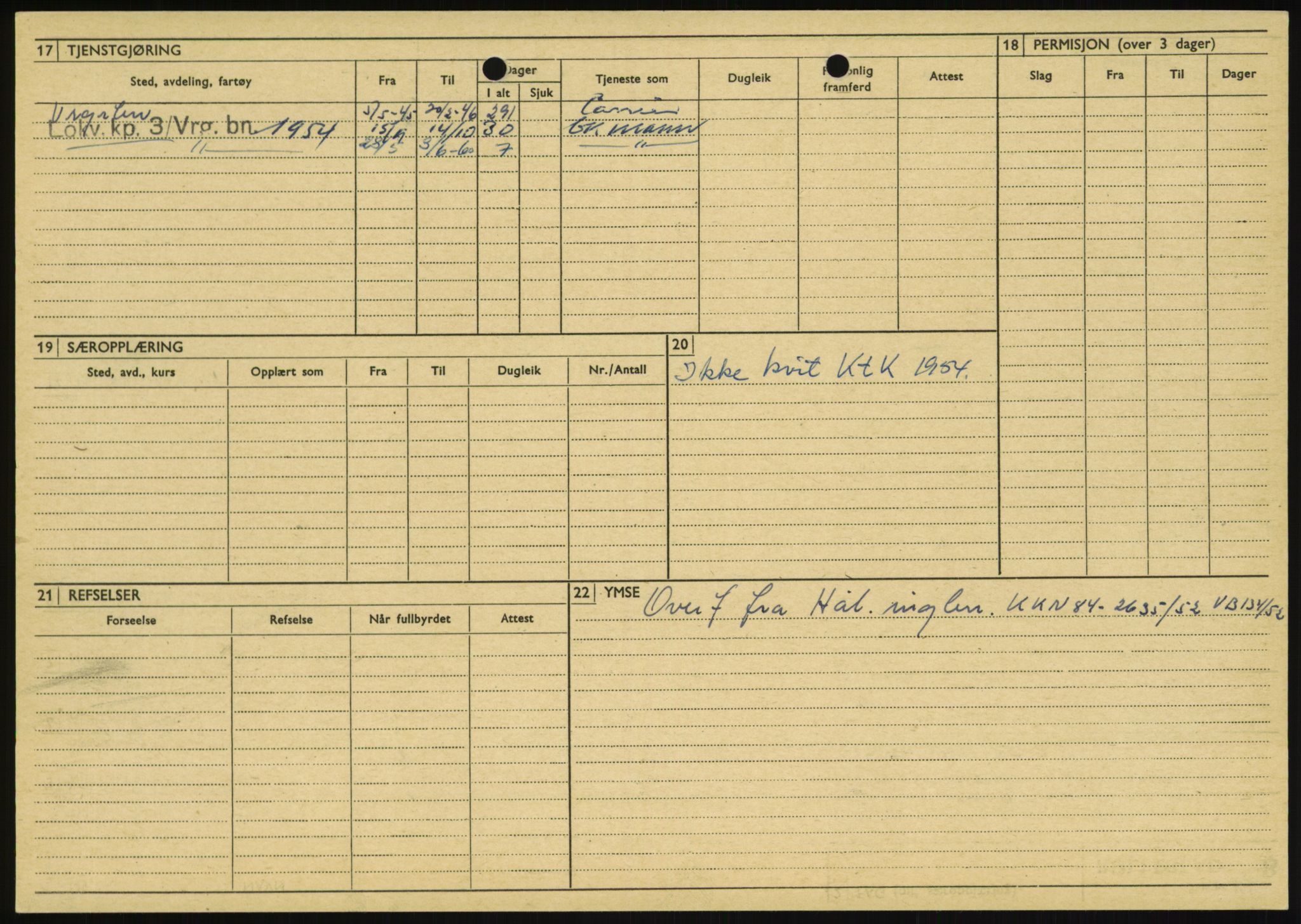 Forsvaret, Varanger bataljon, AV/RA-RAFA-2258/1/D/L0446: Rulleblad for menige født 1917-1919, 1917-1919, p. 319