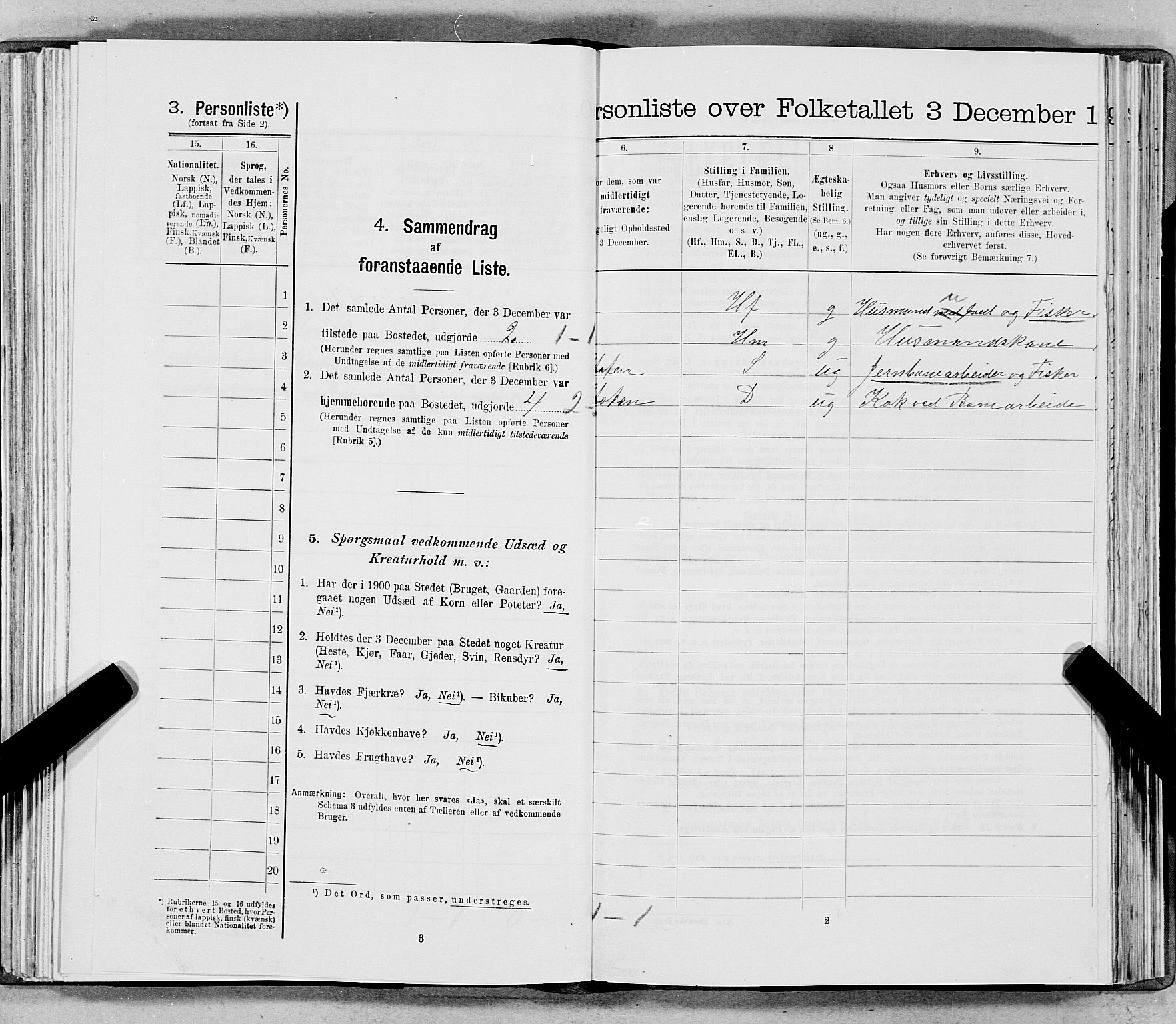 SAT, 1900 census for Hemnes, 1900, p. 632