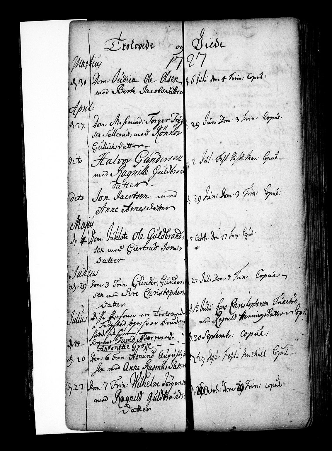 Enebakk prestekontor Kirkebøker, SAO/A-10171c/F/Fa/L0001: Parish register (official) no. I 1, 1719-1754