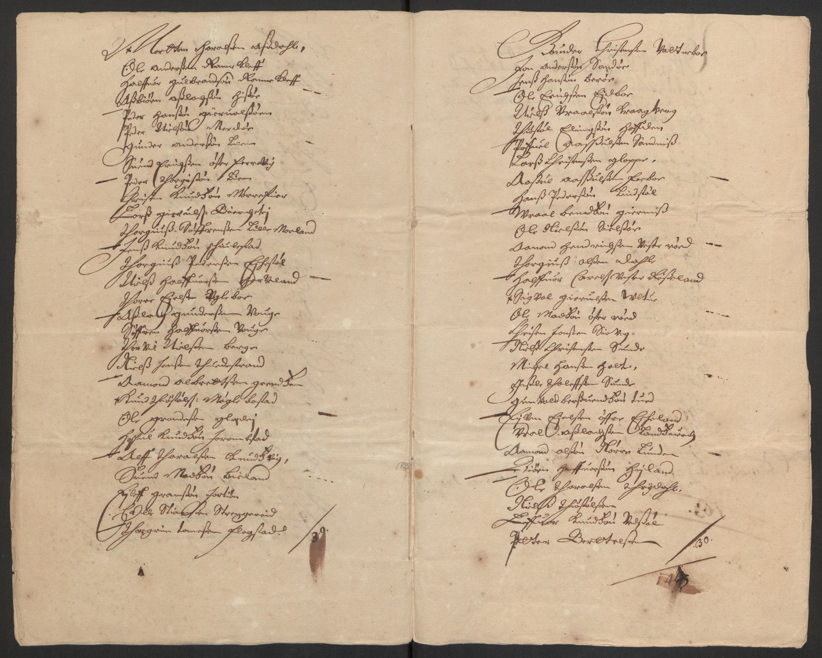 Rentekammeret inntil 1814, Reviderte regnskaper, Byregnskaper, AV/RA-EA-4066/R/Rm/L0258: [M1] Kontribusjonsregnskap, 1664-1700, p. 313