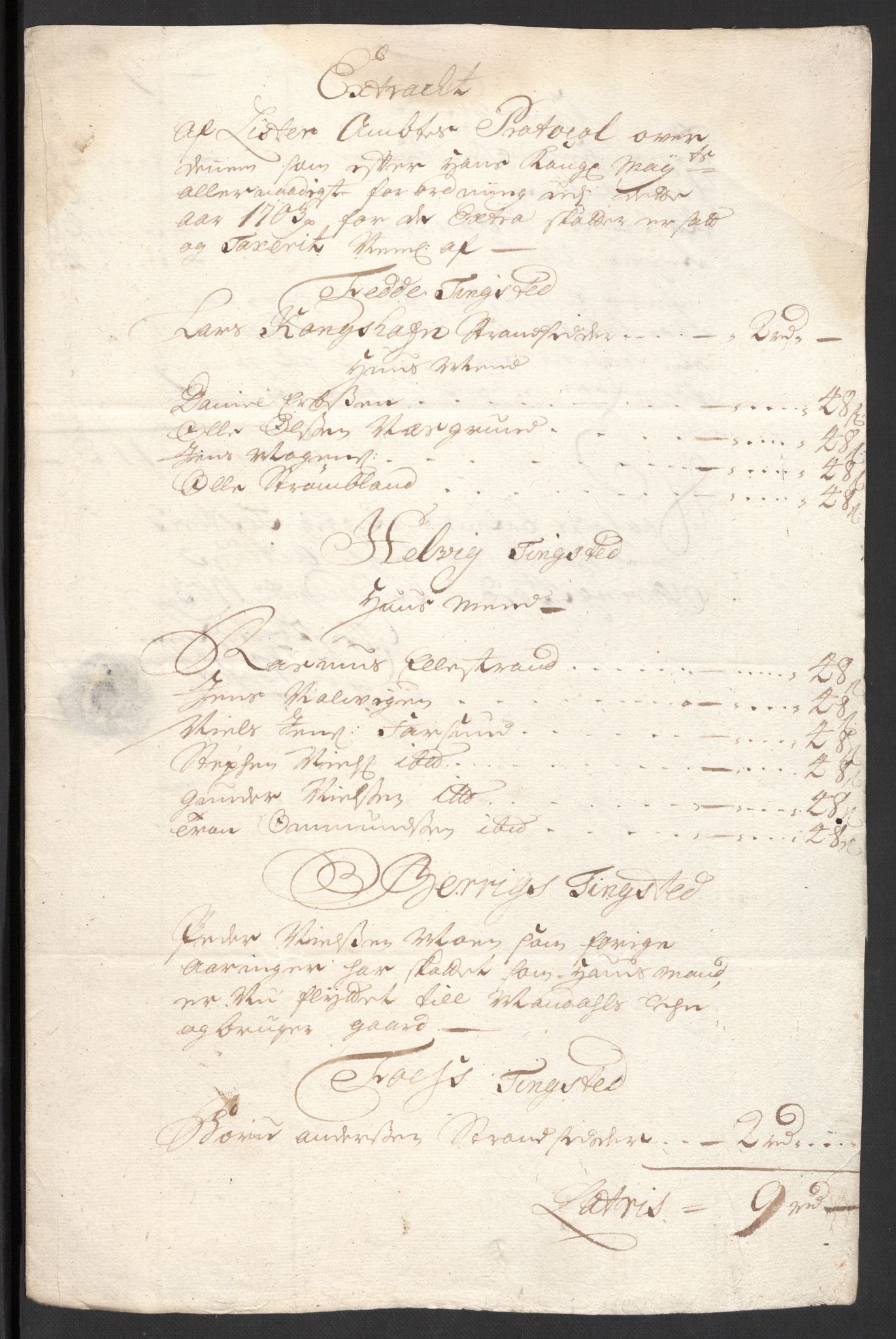 Rentekammeret inntil 1814, Reviderte regnskaper, Fogderegnskap, AV/RA-EA-4092/R43/L2550: Fogderegnskap Lista og Mandal, 1703-1704, p. 35