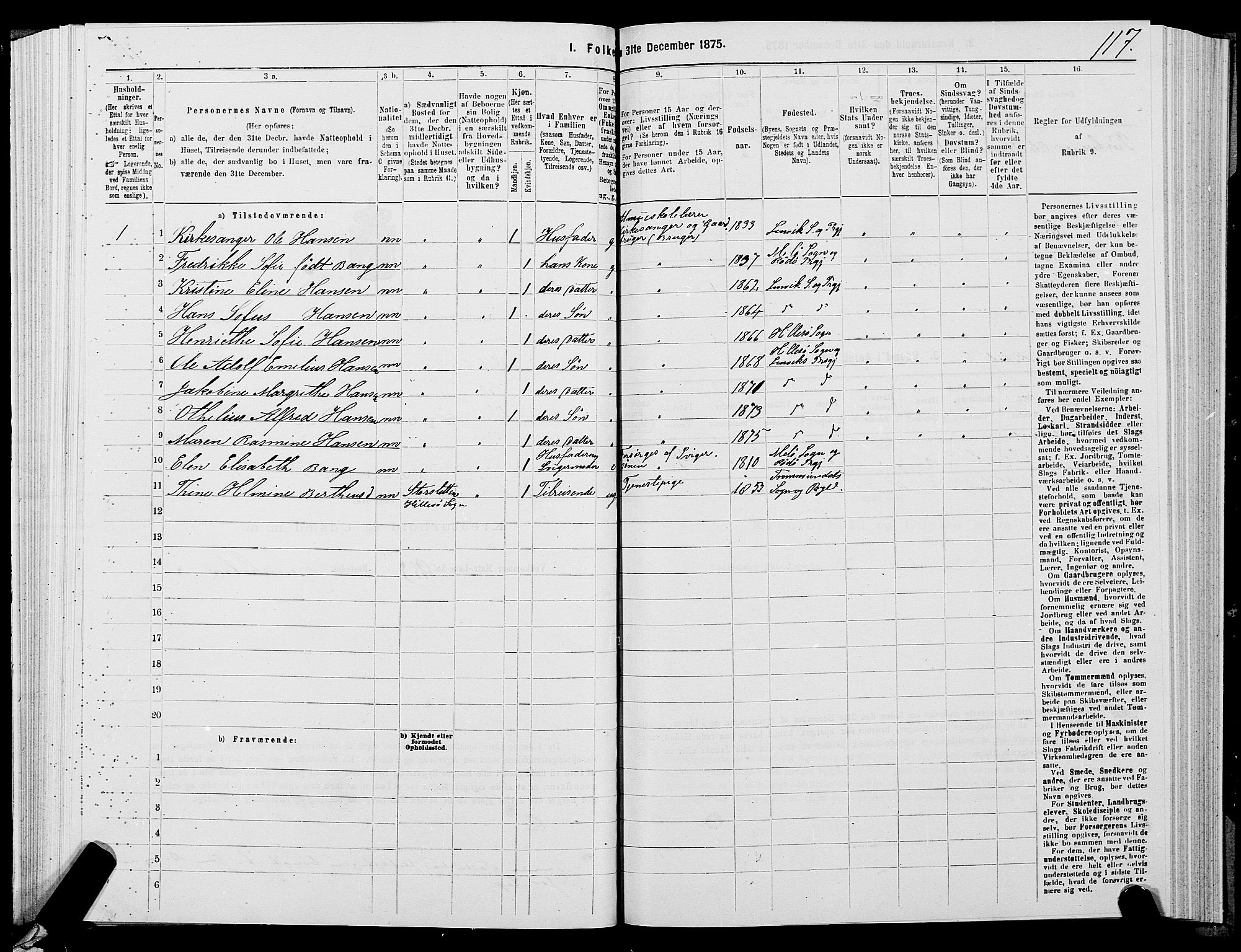 SATØ, 1875 census for 1931P Lenvik, 1875, p. 4117