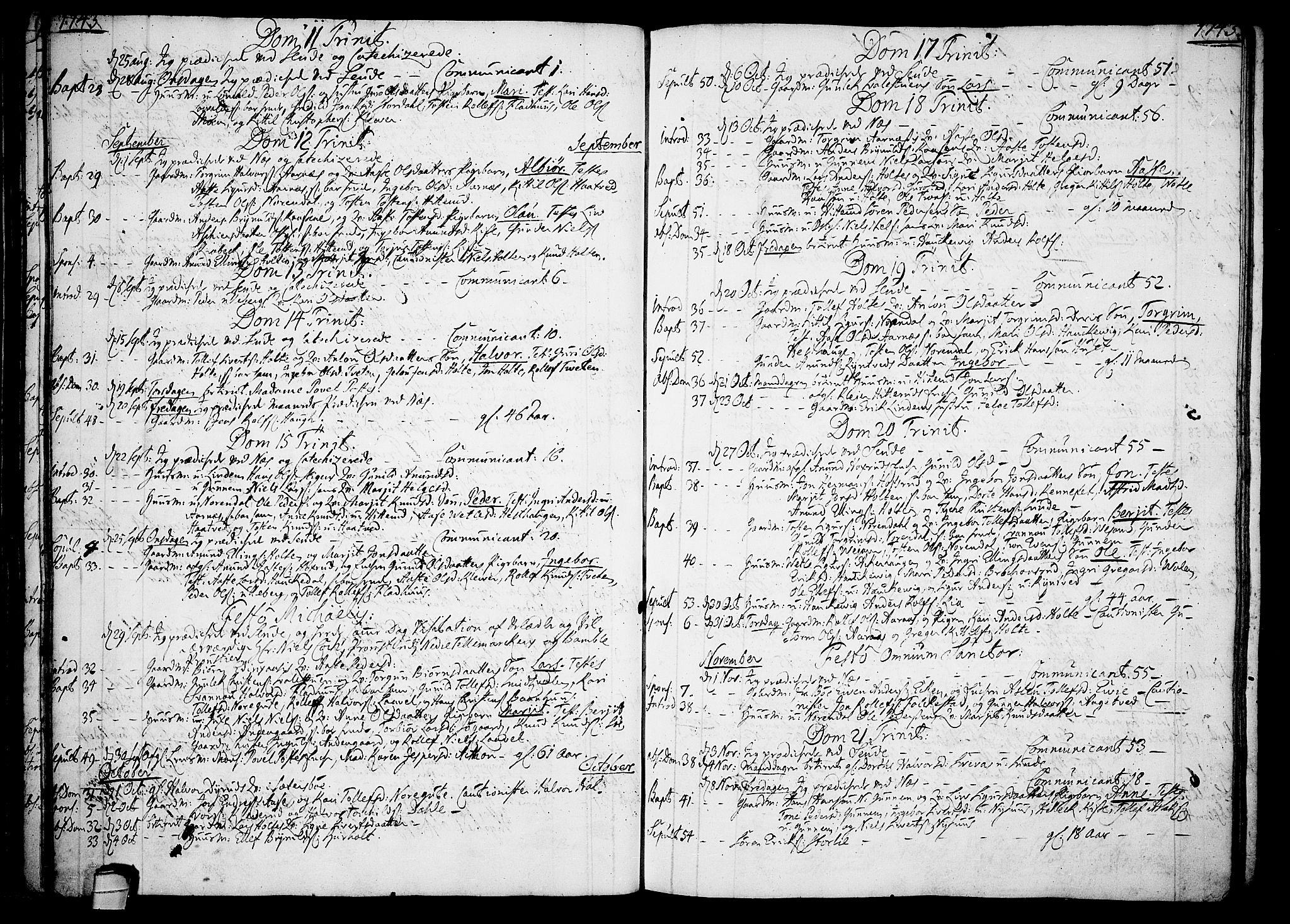 Sauherad kirkebøker, AV/SAKO-A-298/F/Fa/L0003: Parish register (official) no. I 3, 1722-1766