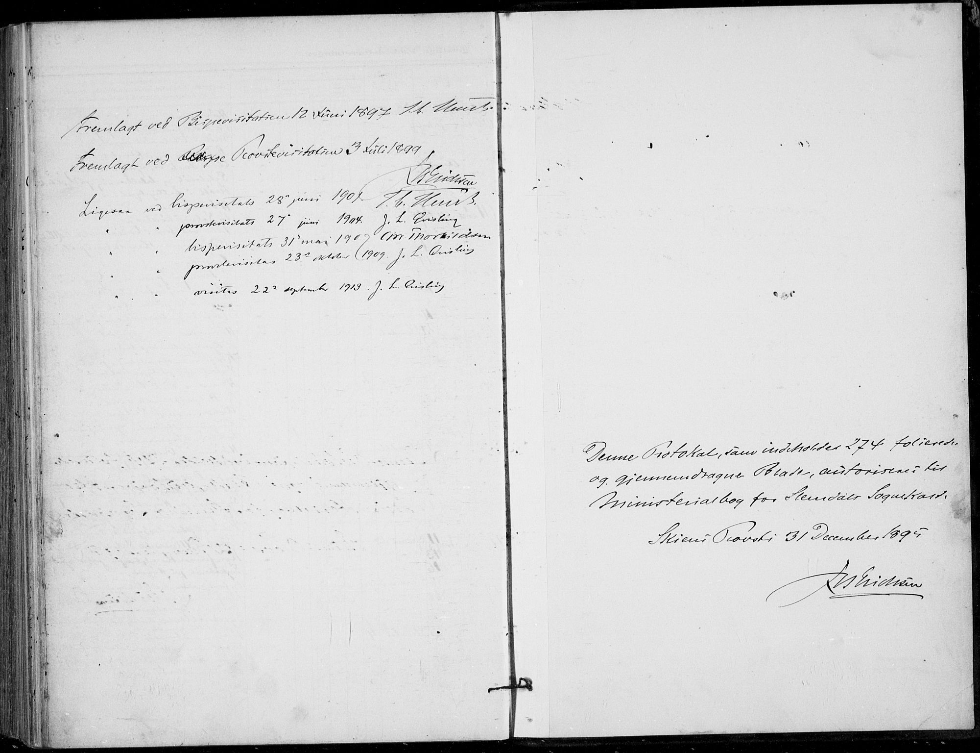 Siljan kirkebøker, AV/SAKO-A-300/F/Fa/L0003: Parish register (official) no. 3, 1896-1910
