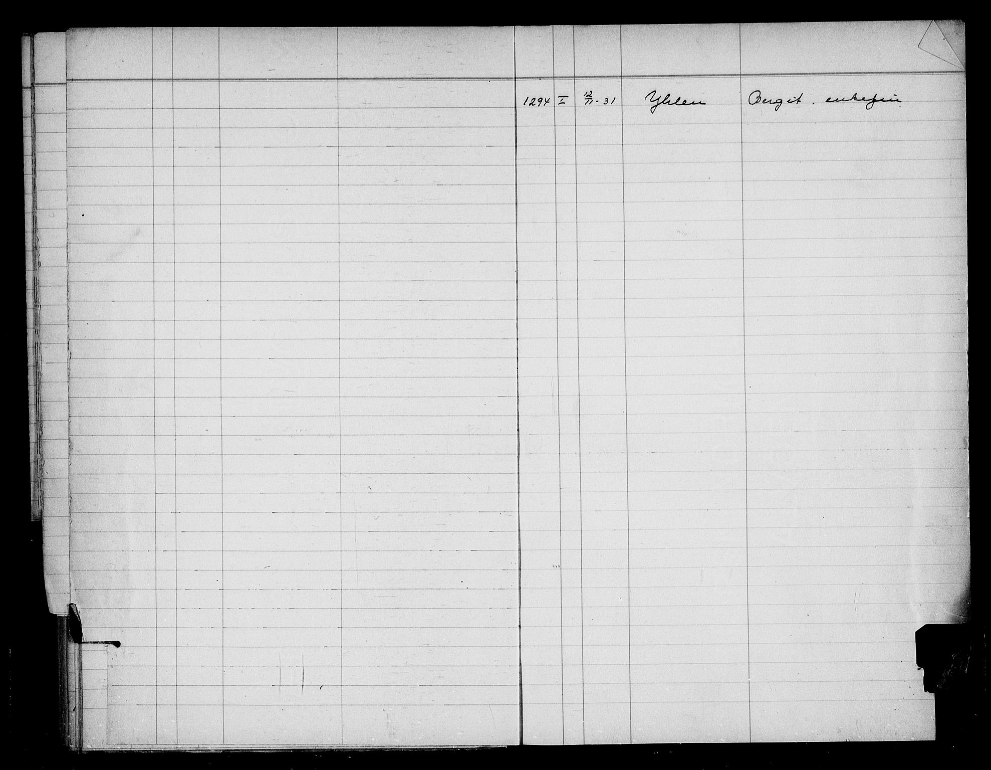 Oslo skifterett, SAO/A-10383/F/Fa/Faa/L0031: Navneregister, 1931