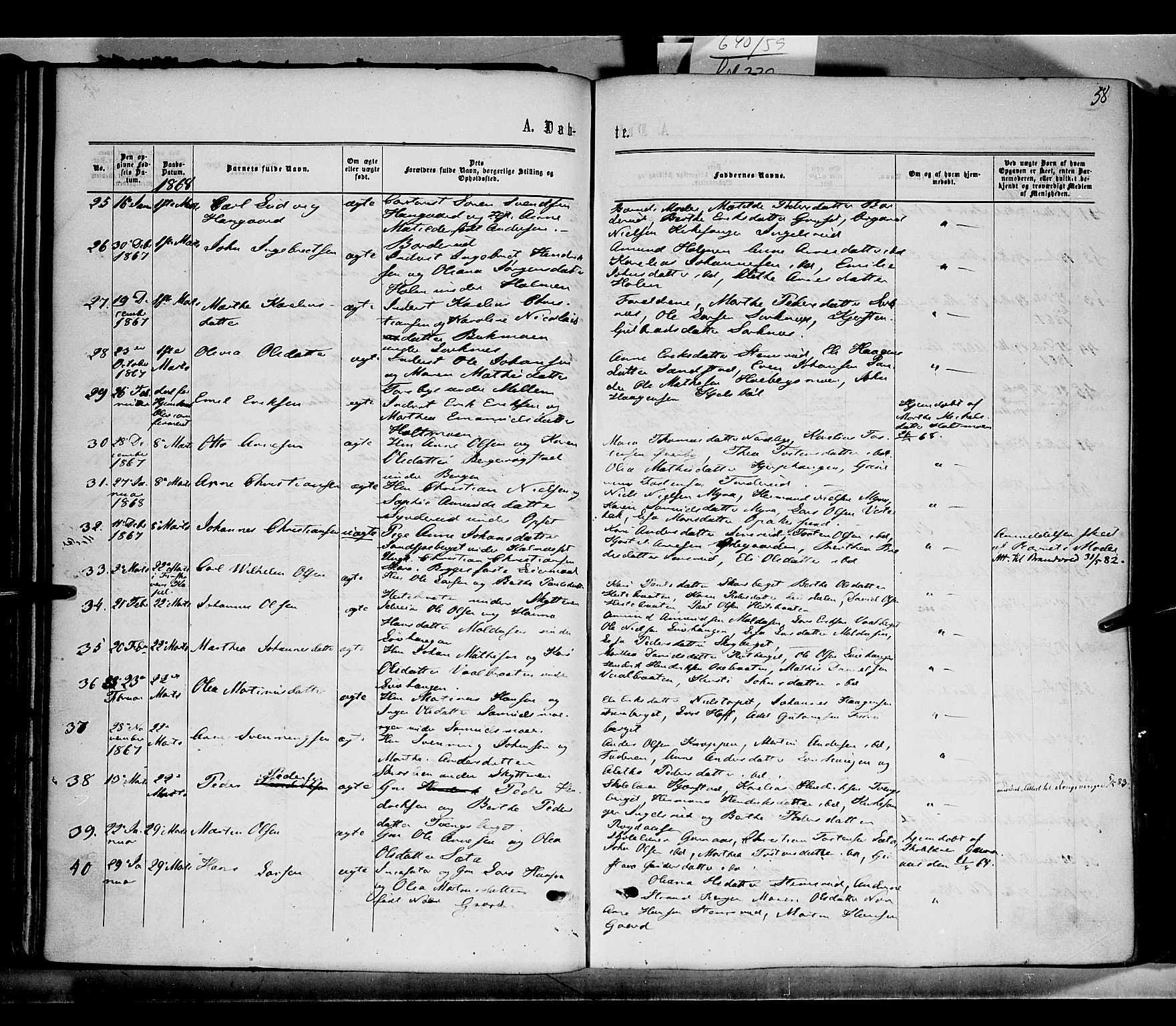 Grue prestekontor, AV/SAH-PREST-036/H/Ha/Haa/L0010: Parish register (official) no. 10, 1864-1873, p. 58