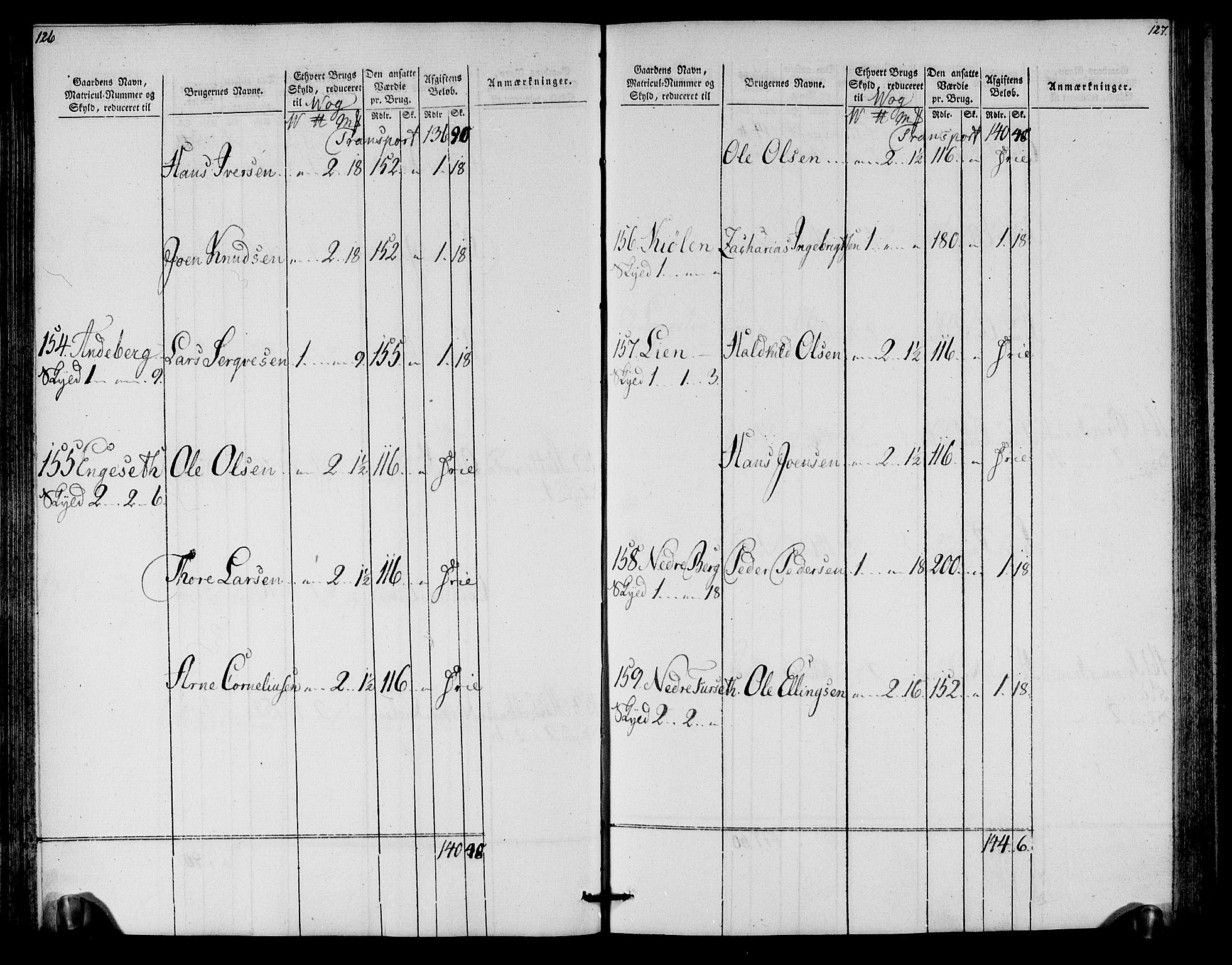 Rentekammeret inntil 1814, Realistisk ordnet avdeling, AV/RA-EA-4070/N/Ne/Nea/L0125a: Sunnmøre fogderi. Oppebørselsregister for fogderiets nordre del, 1803, p. 65