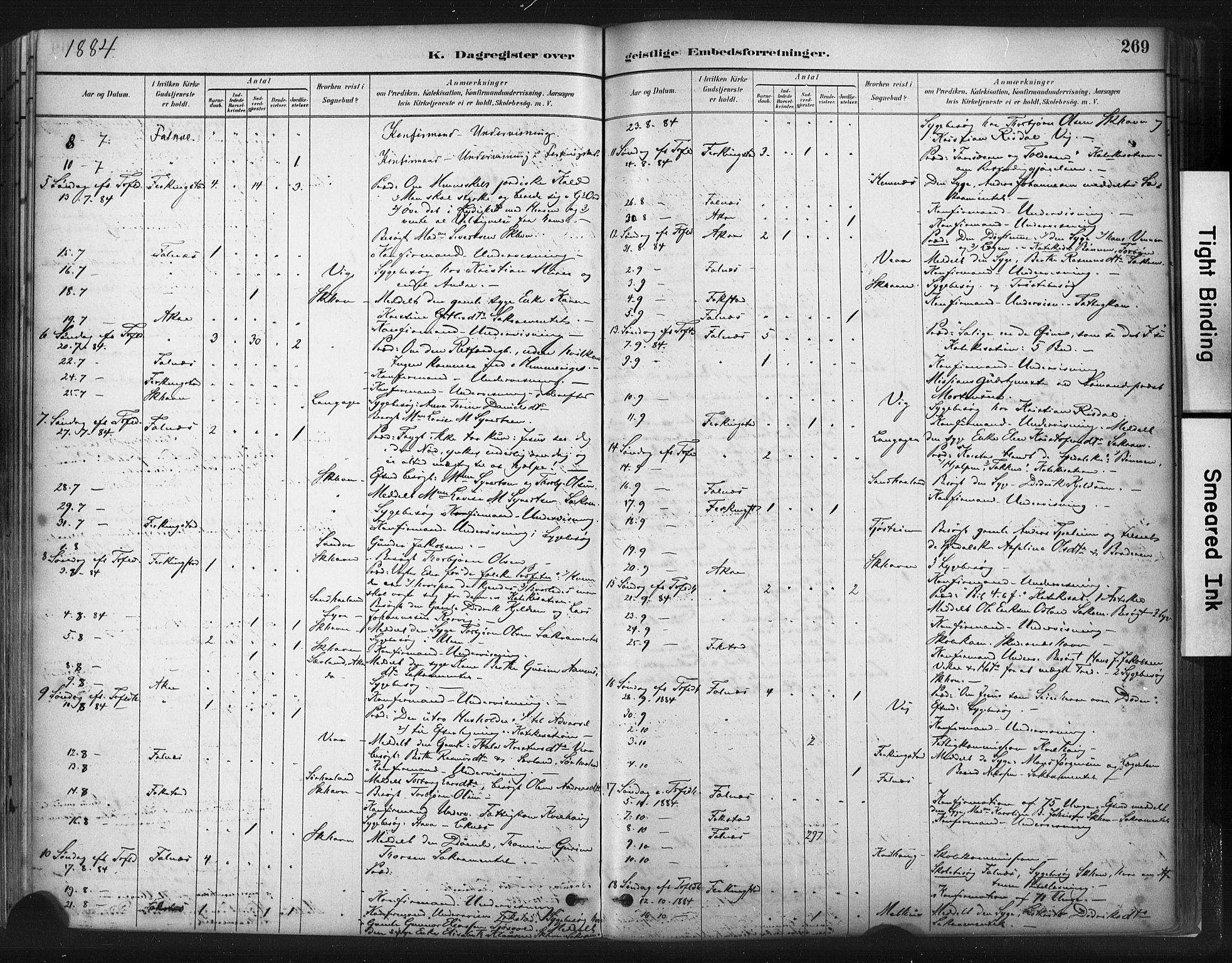 Skudenes sokneprestkontor, AV/SAST-A -101849/H/Ha/Haa/L0009: Parish register (official) no. A 6, 1882-1912, p. 269