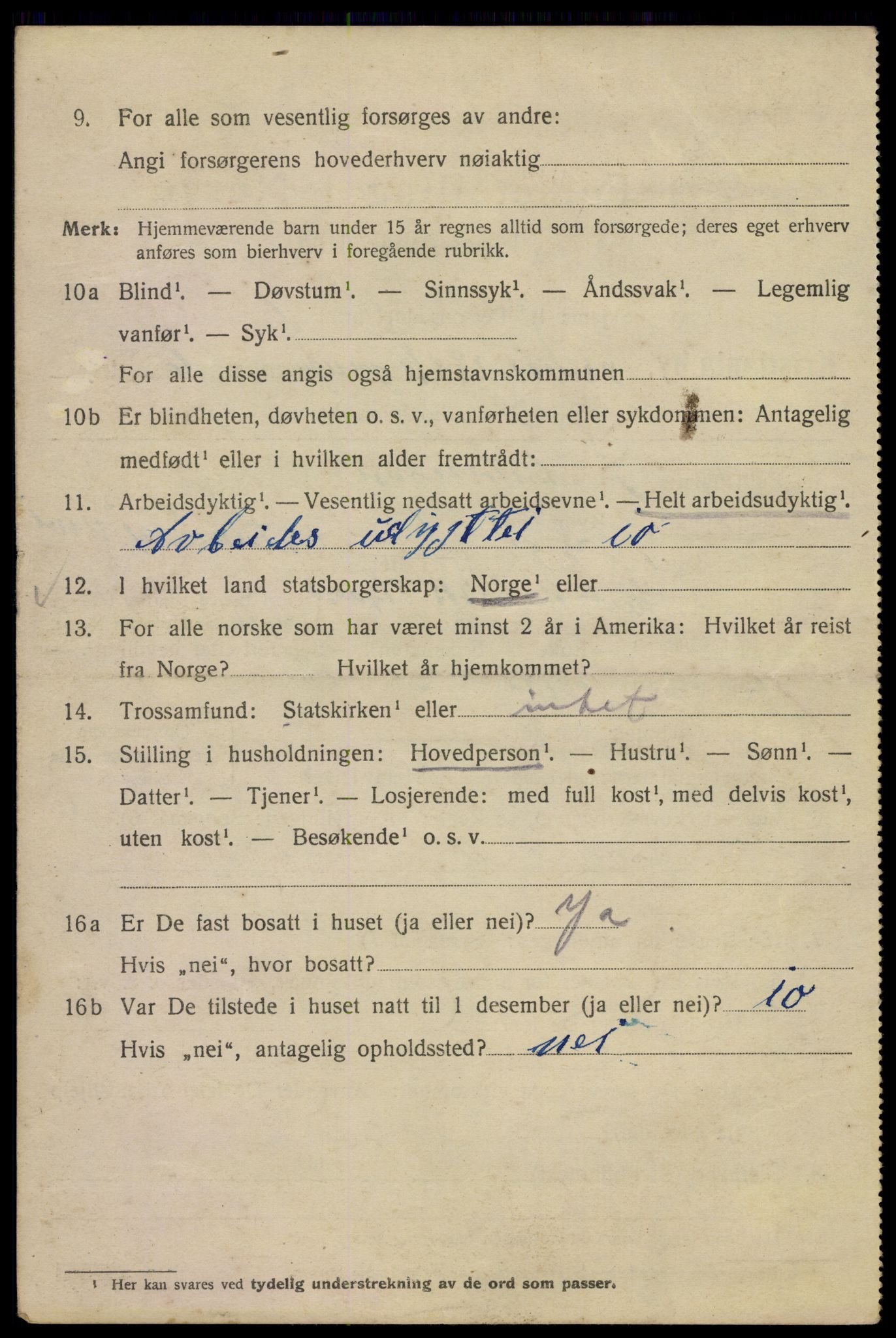 SAO, 1920 census for Kristiania, 1920, p. 410636