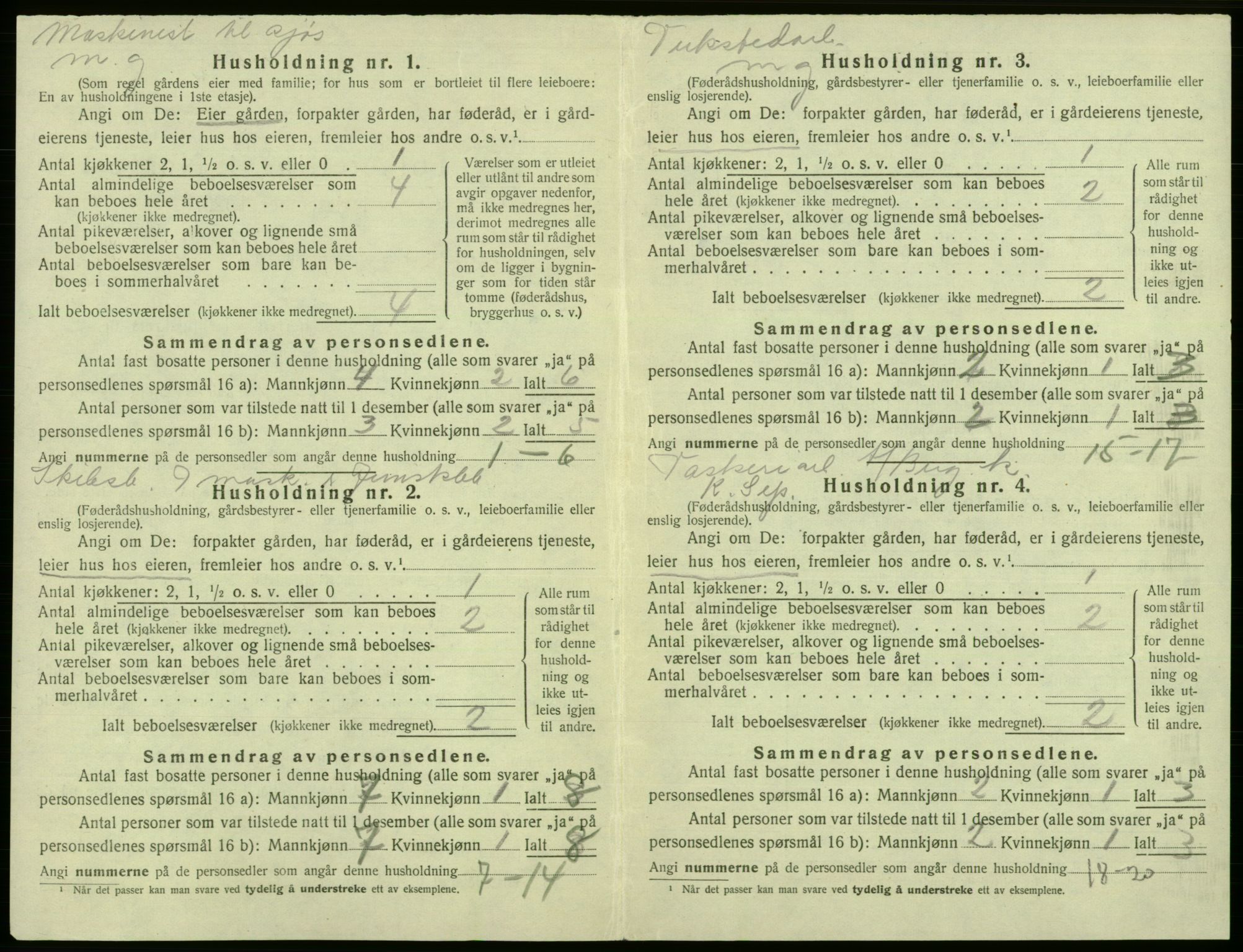 SAB, 1920 census for Laksevåg, 1920, p. 1190