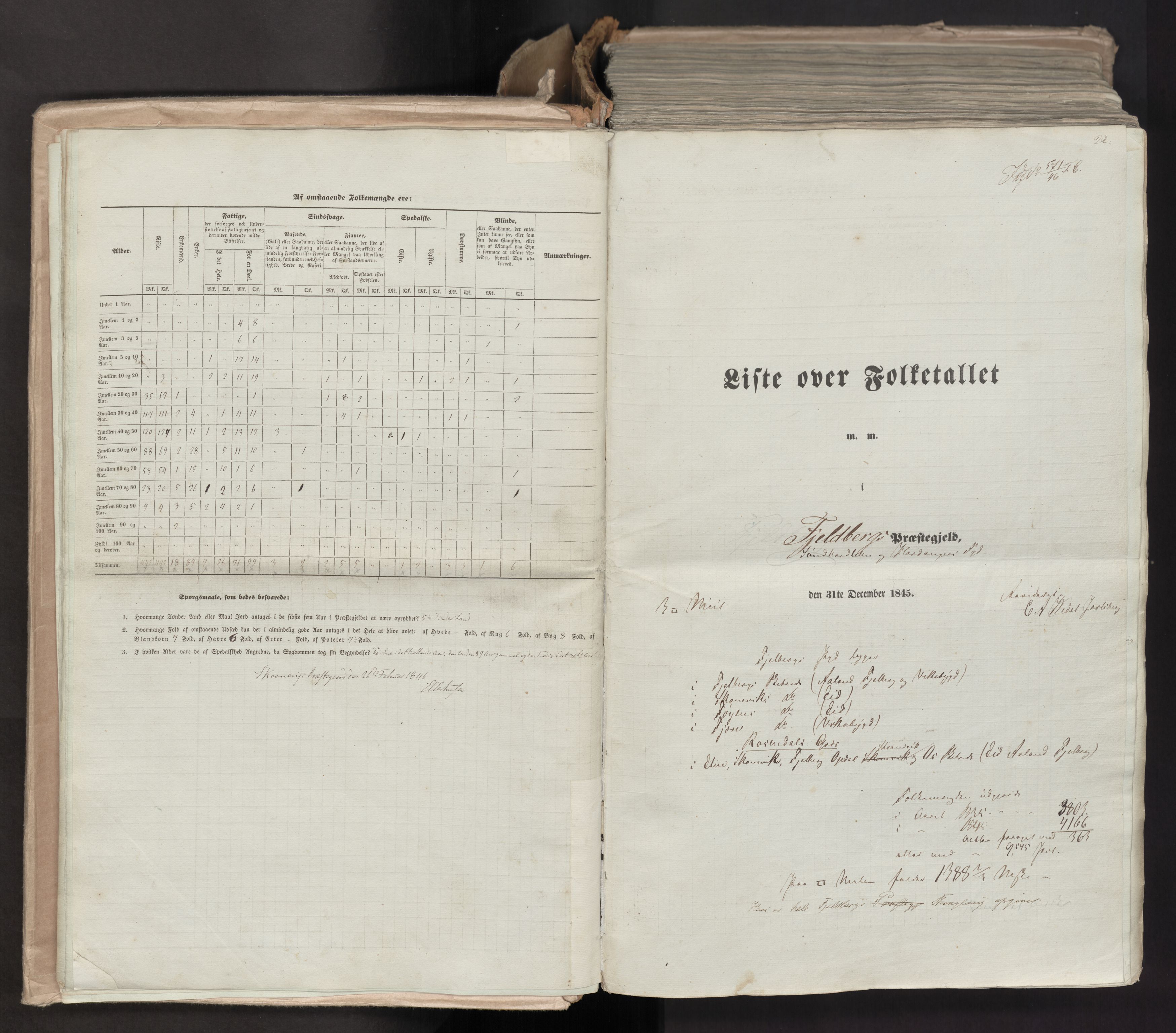 RA, Census 1845, vol. 7: Søndre Bergenhus amt og Nordre Bergenhus amt, 1845, p. 22