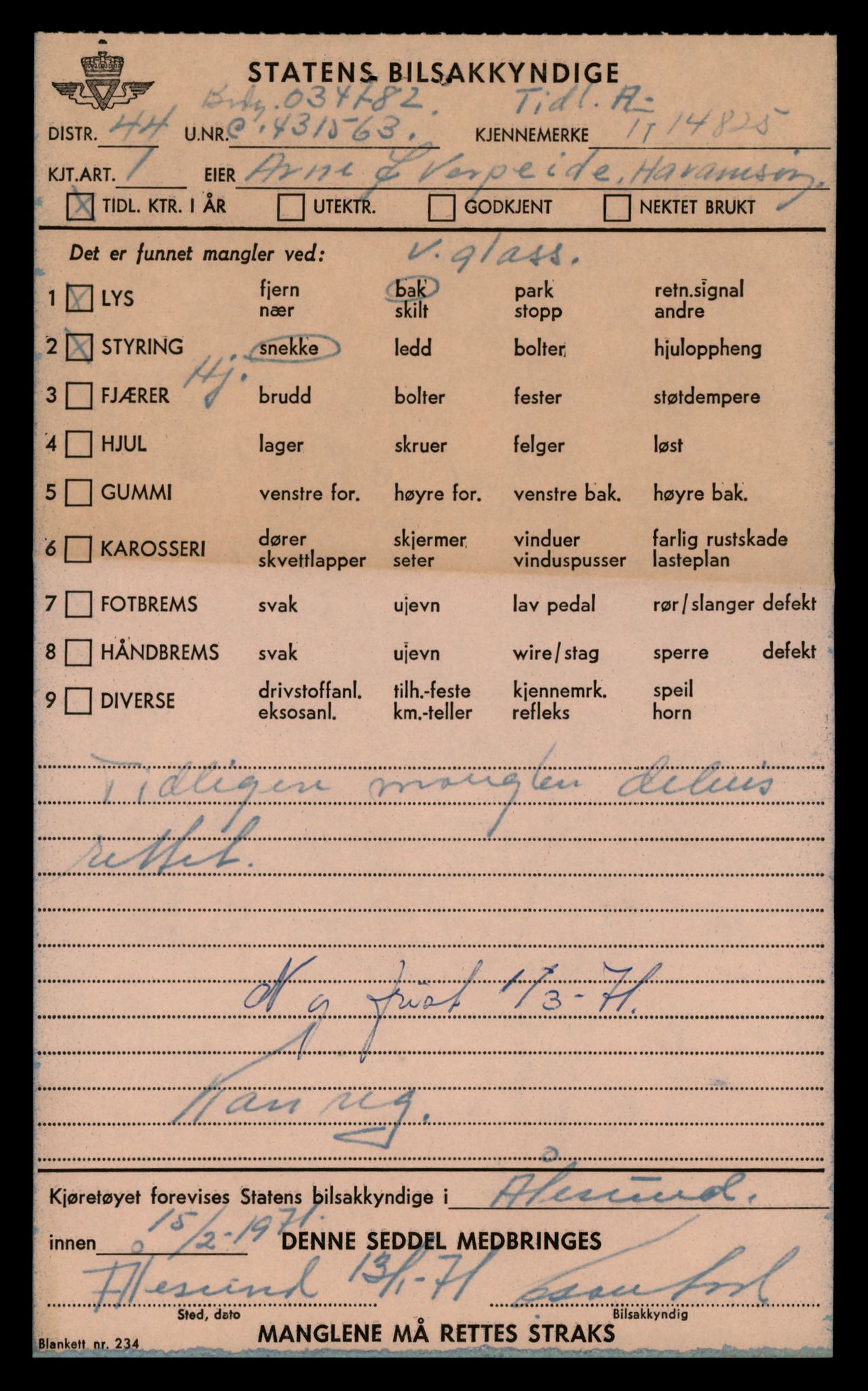Møre og Romsdal vegkontor - Ålesund trafikkstasjon, AV/SAT-A-4099/F/Fe/L0048: Registreringskort for kjøretøy T 14721 - T 14863, 1927-1998, p. 2379
