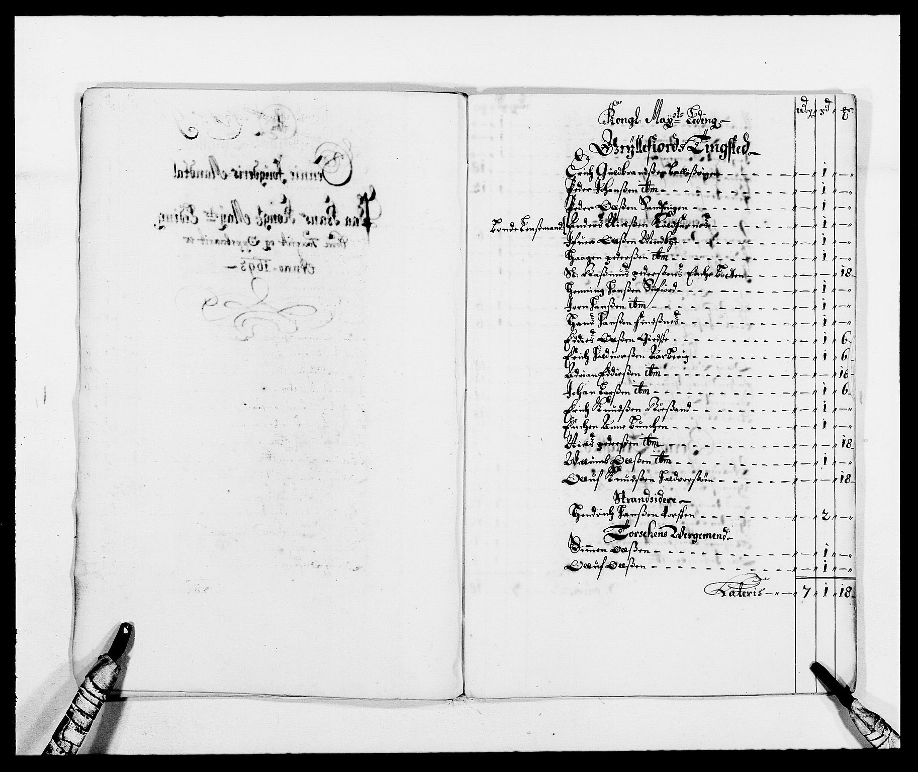 Rentekammeret inntil 1814, Reviderte regnskaper, Fogderegnskap, RA/EA-4092/R68/L4752: Fogderegnskap Senja og Troms, 1691-1693, p. 391
