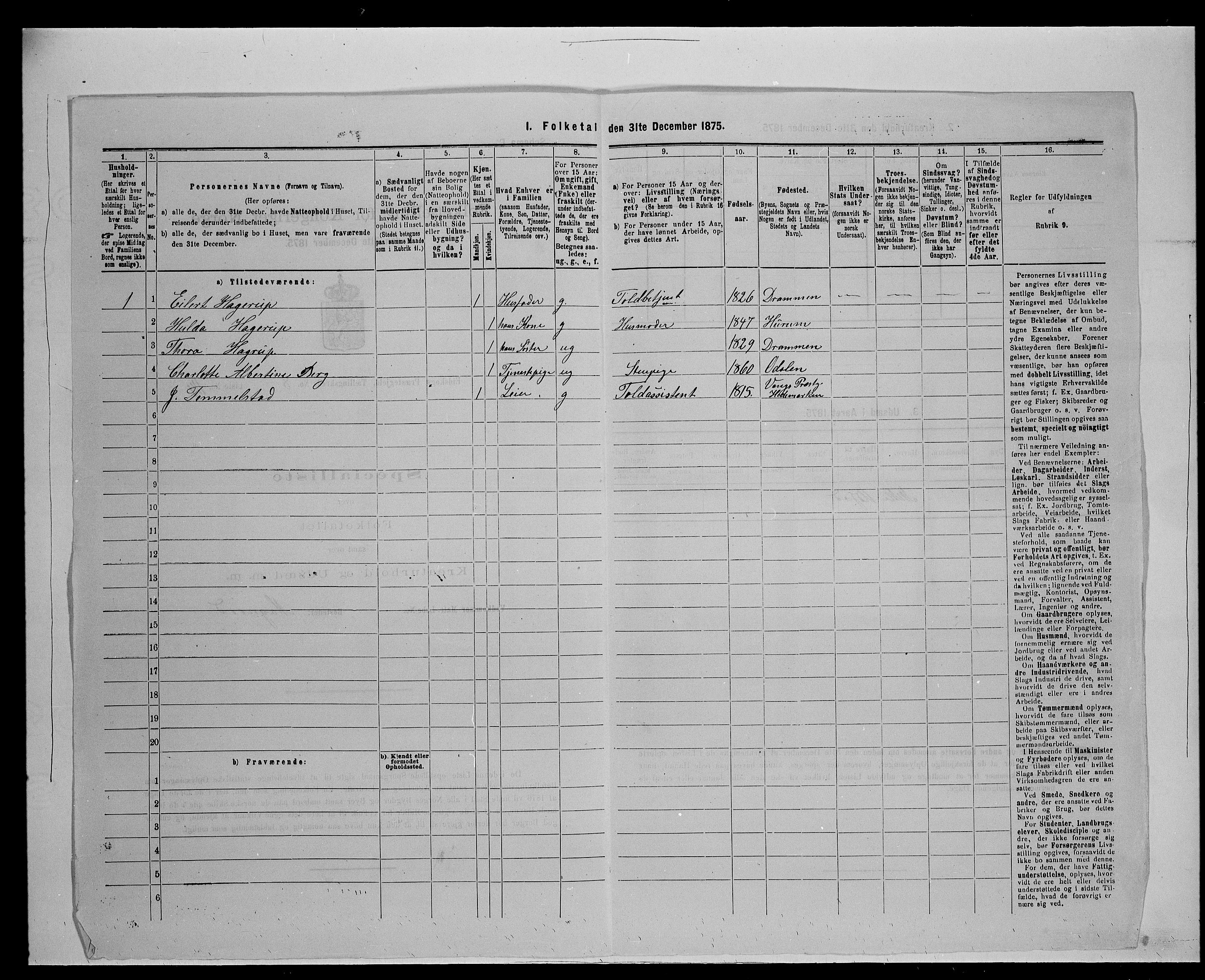 SAH, 1875 census for 0420P Eidskog, 1875, p. 1514